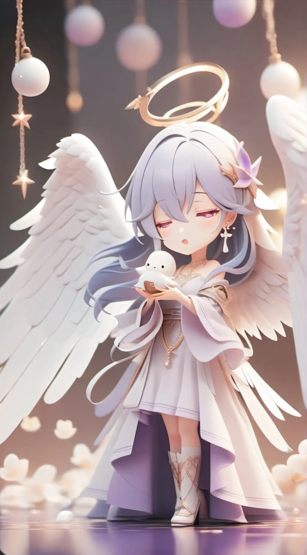 ai character: Crystal background