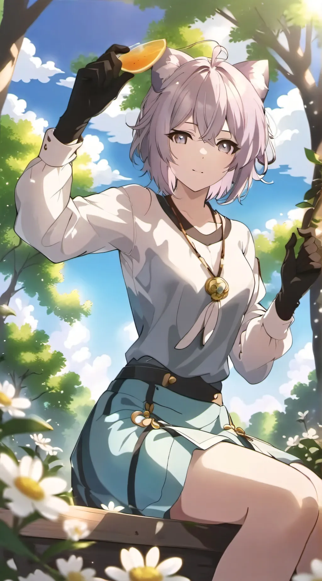 ai character: Time to live background