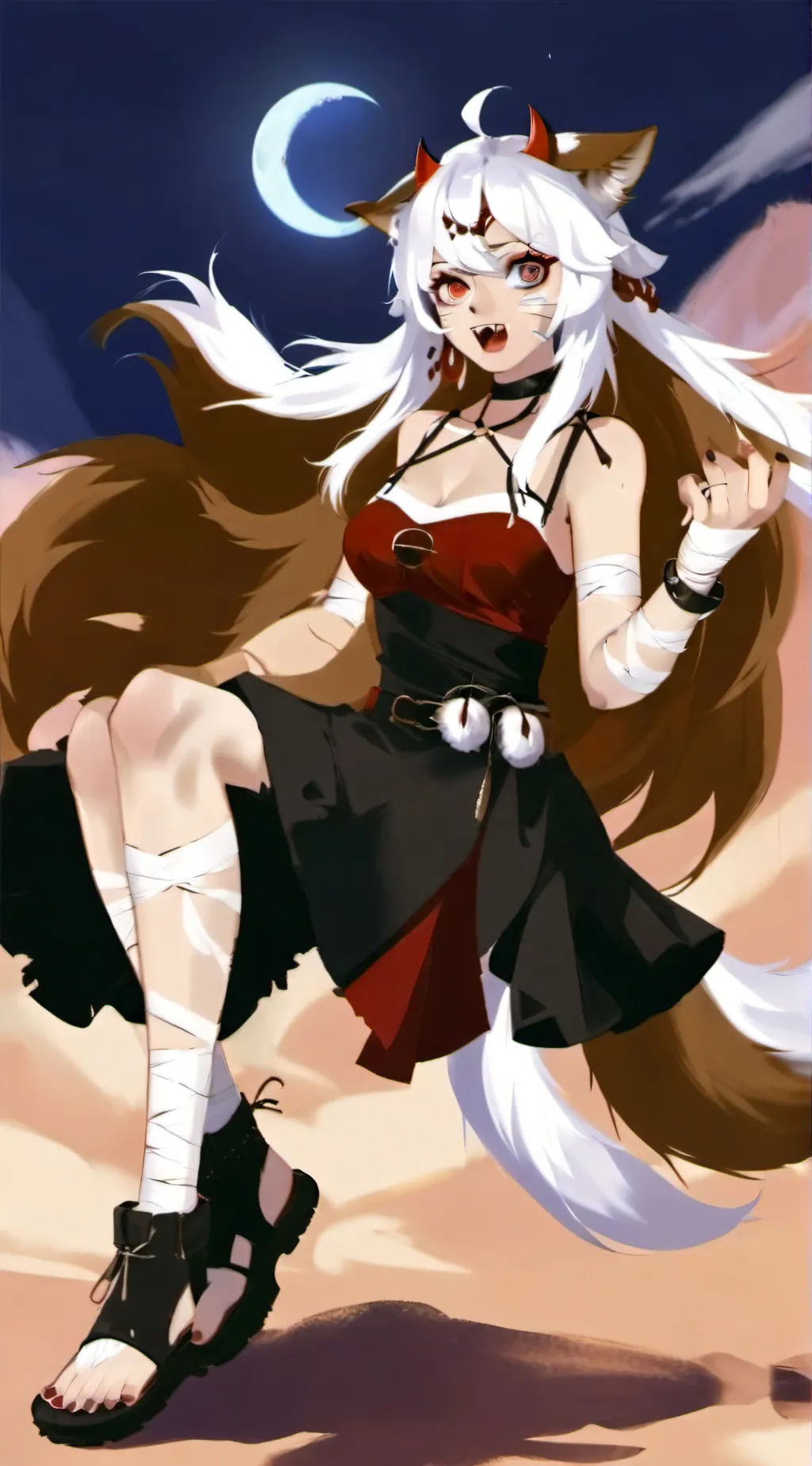 ai character: Rage Moon background