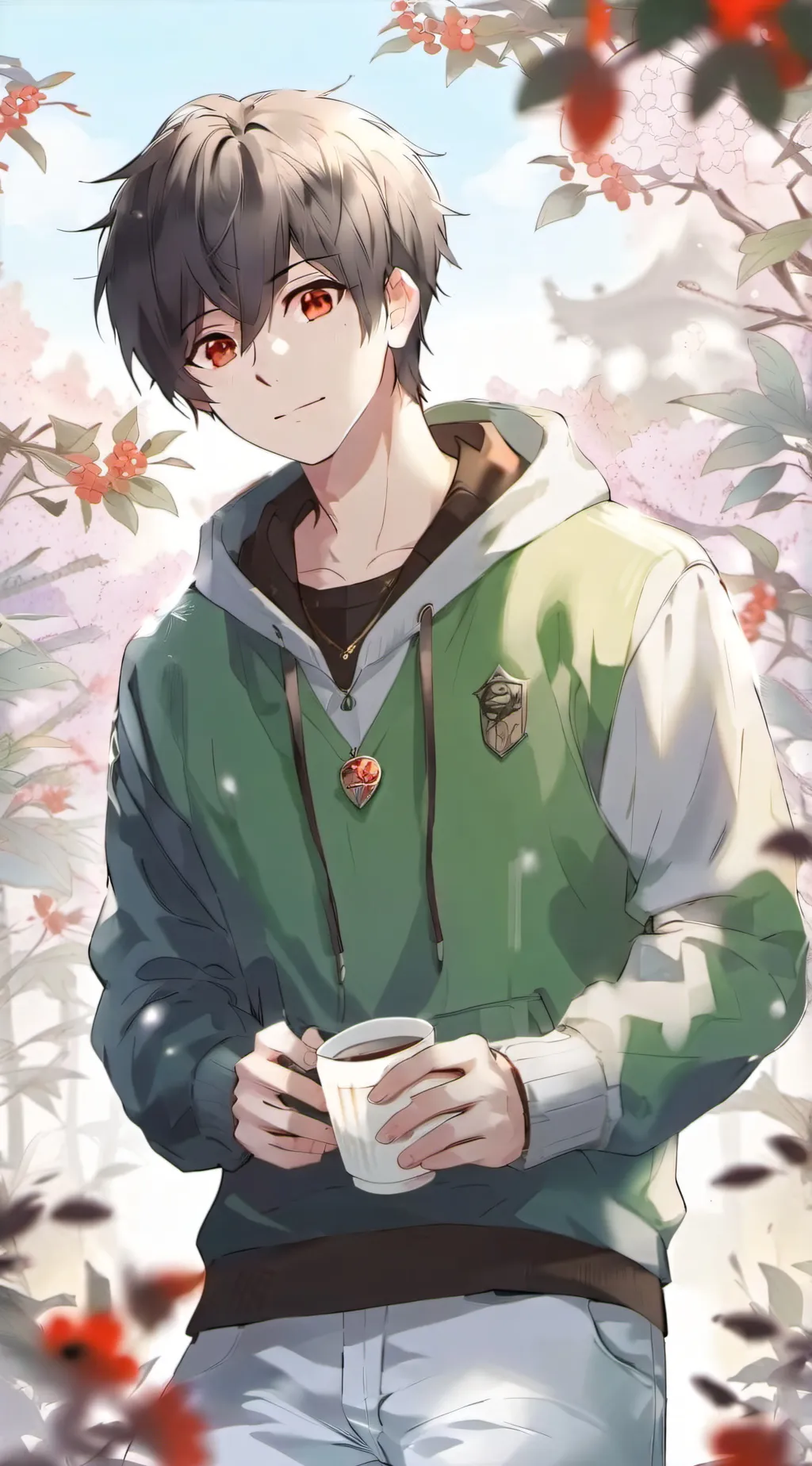 ai character: Denki  background