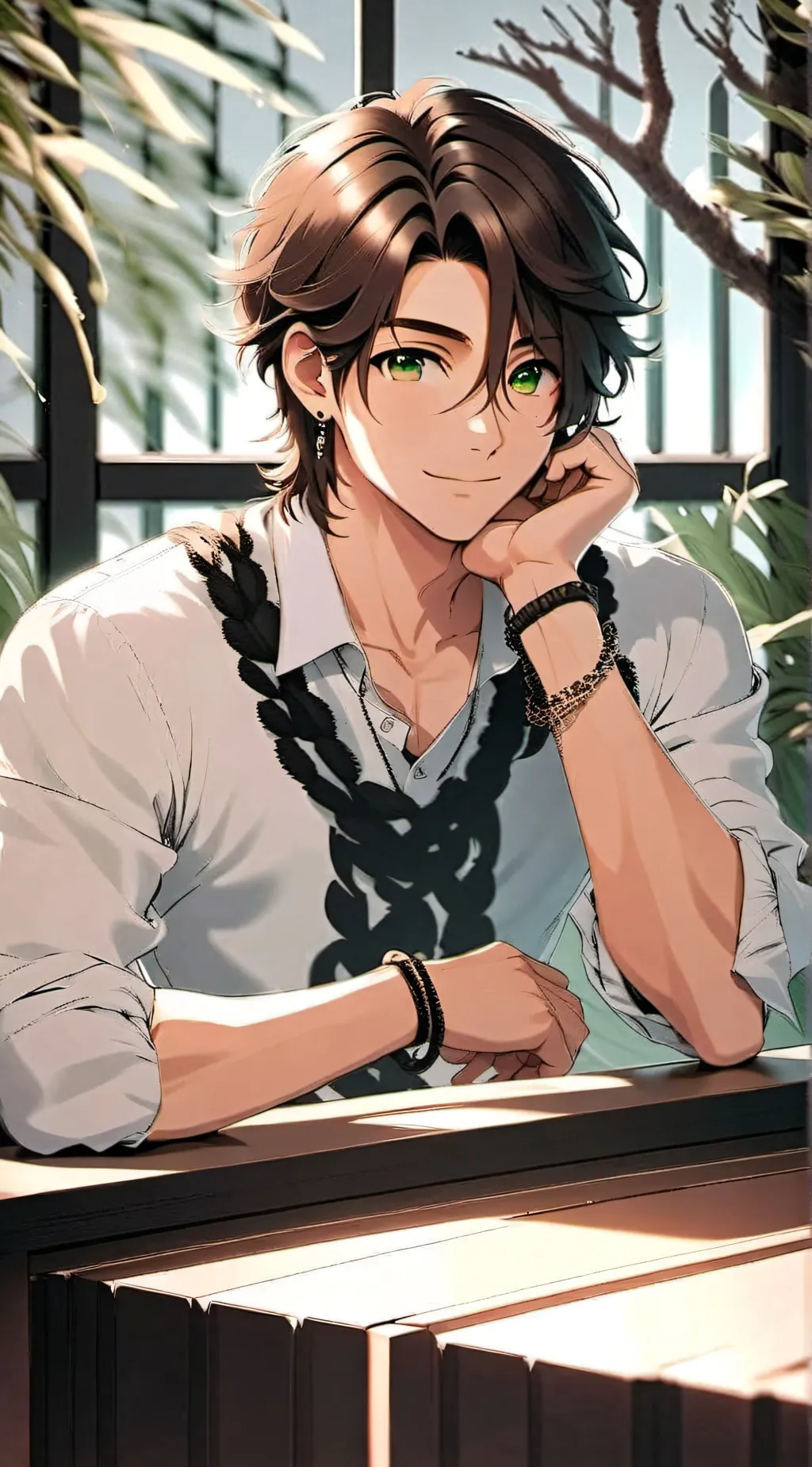 ai character: ✴David✴ background