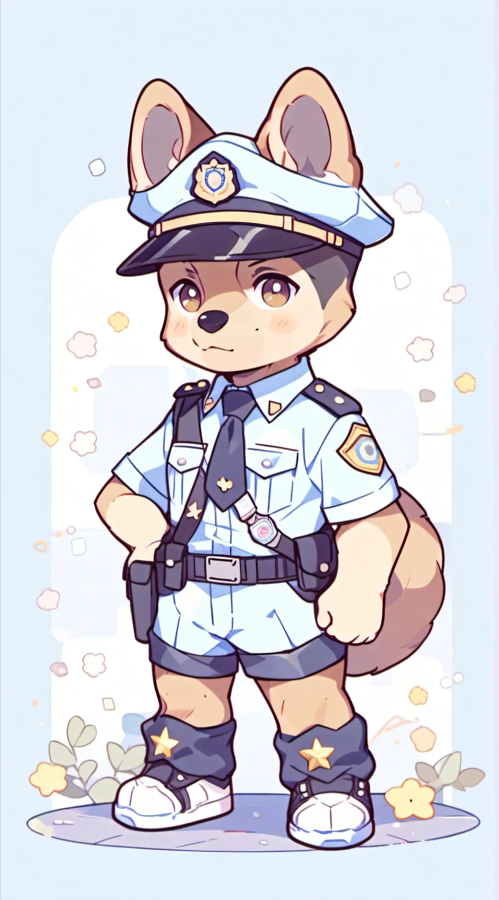 ai character: Paw patrol  background