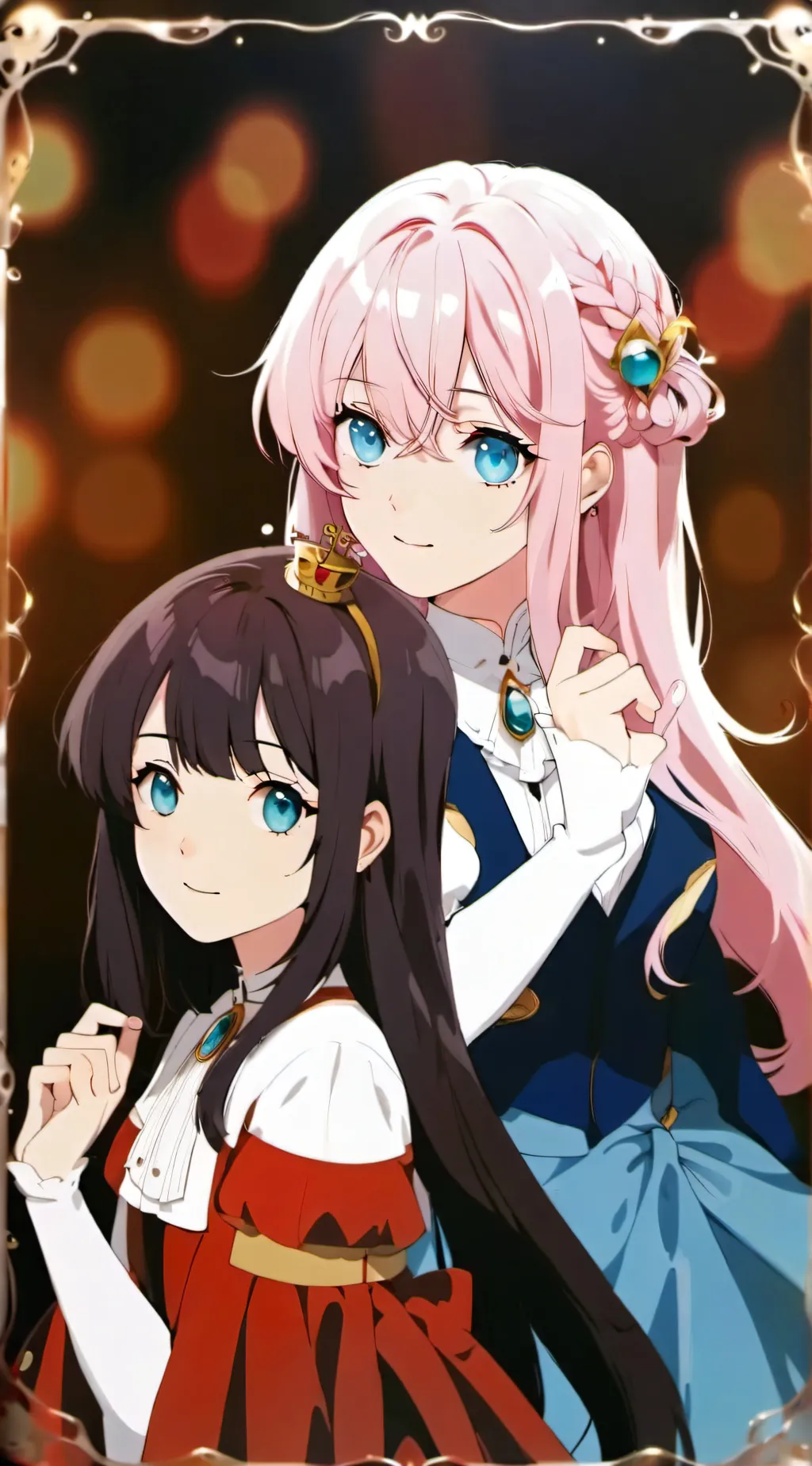 ai character: Your Royal Sisters background