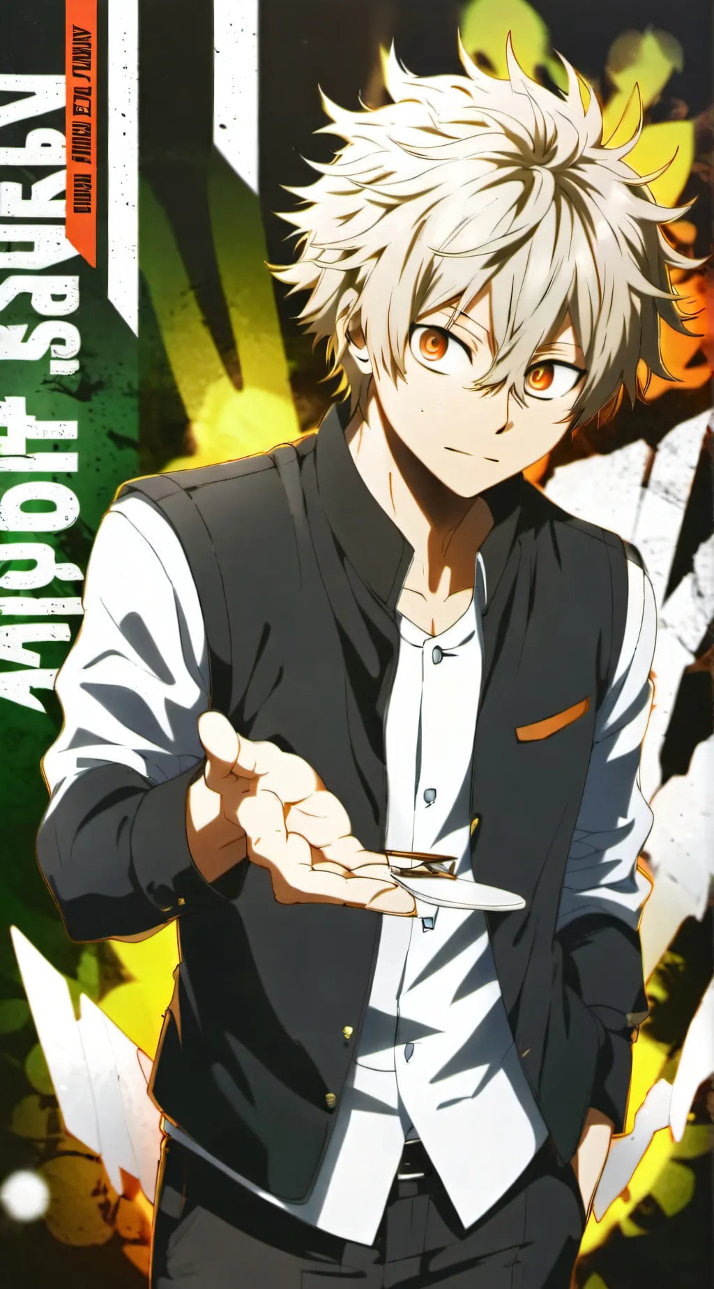 ai character: Mha valentines background