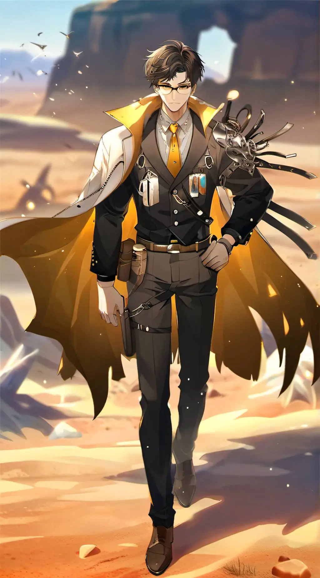 ai character: Garrett background