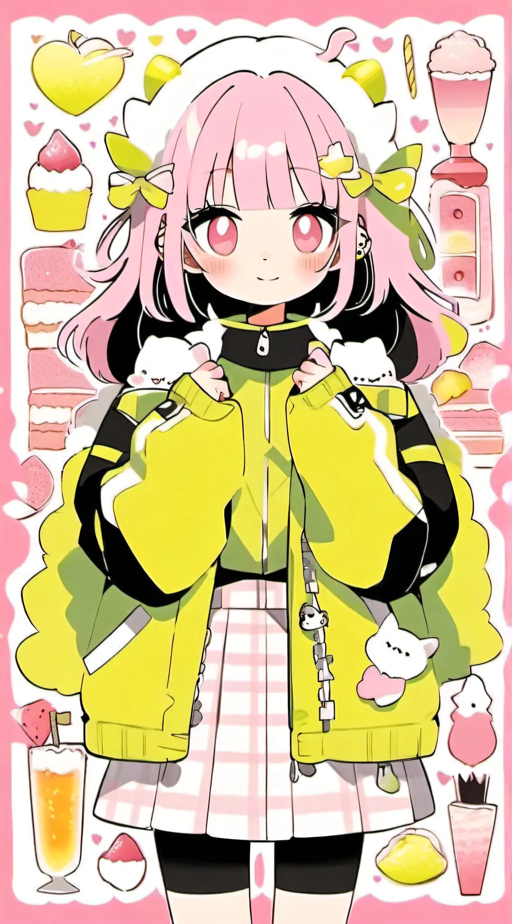 ai character: kawaii chan background