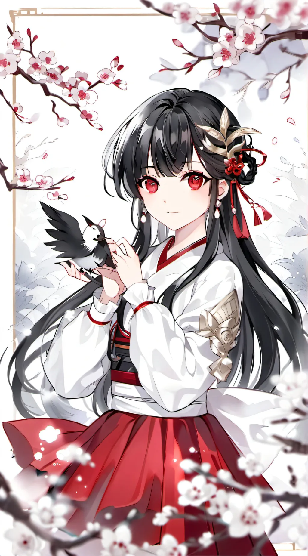 ai character: Utahime lori background