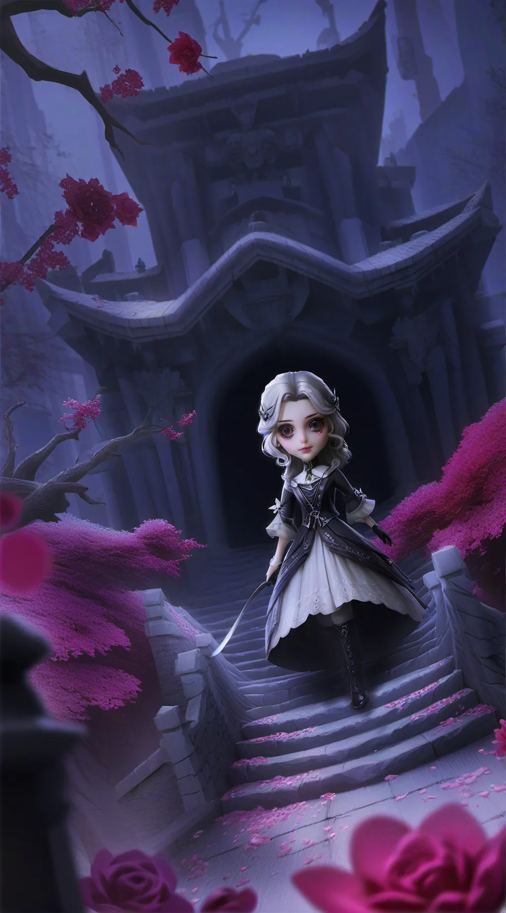 ai character: Fpe pibby background