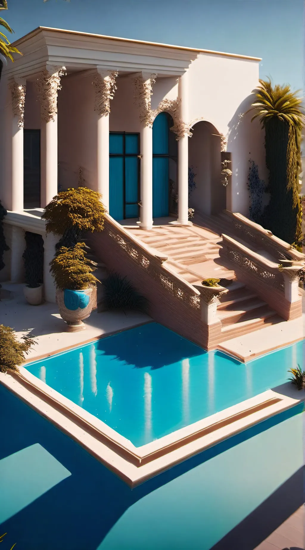 ai character: MM2 MANSION background