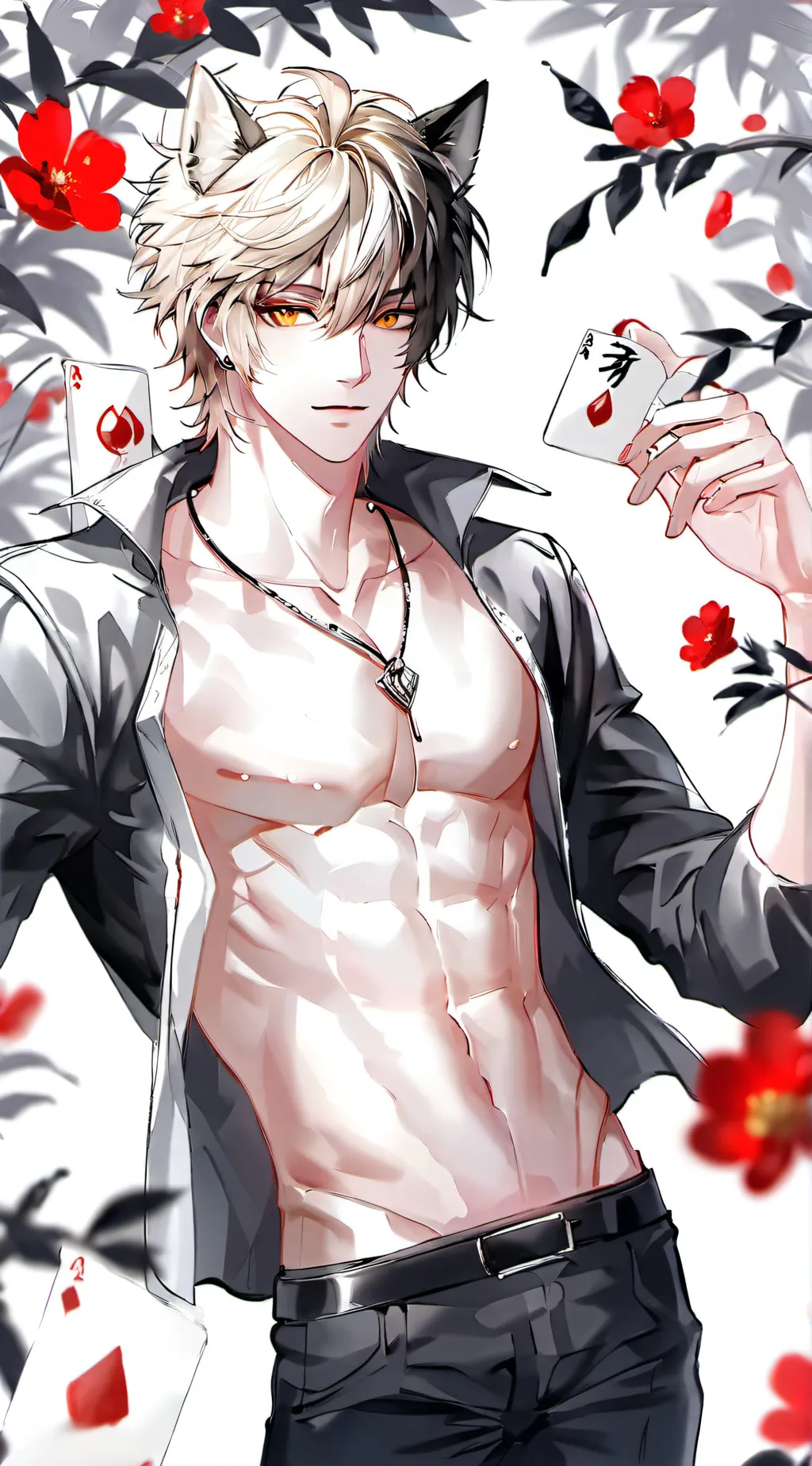 ai character: Katsuki(Baku deku) background