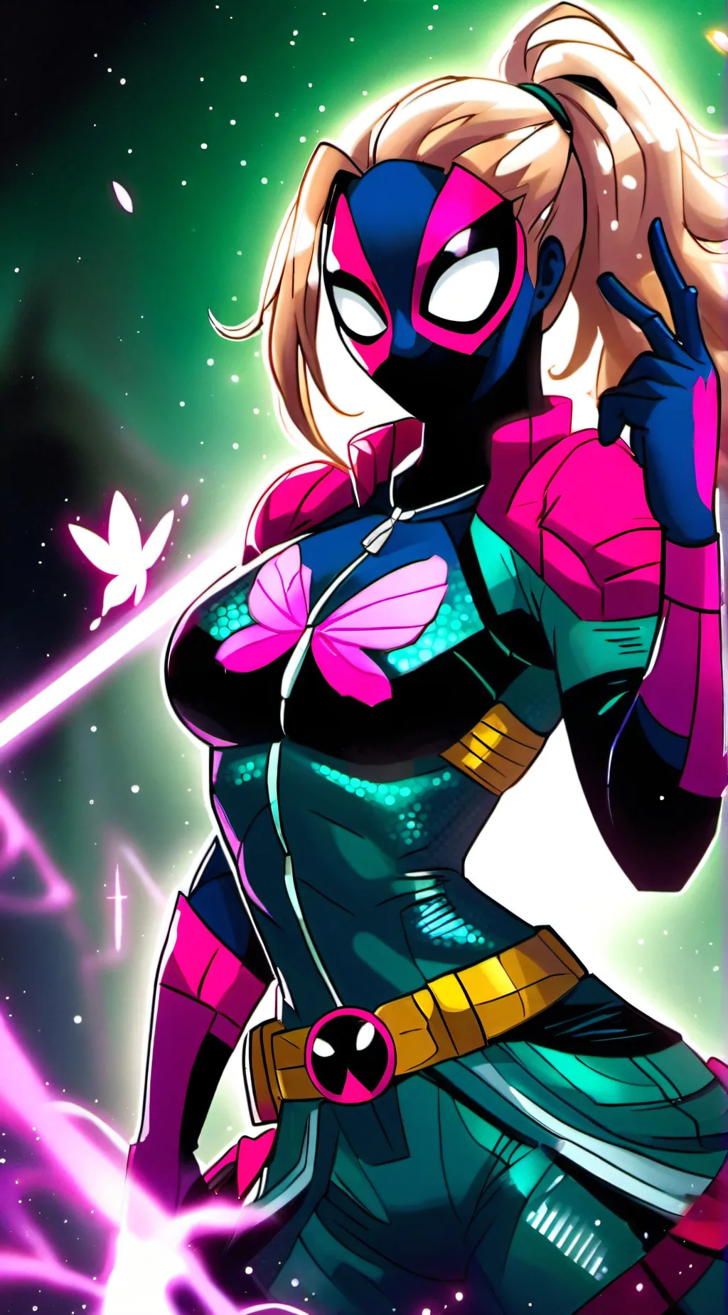 ai character: LuminaryMoth (Sky) background