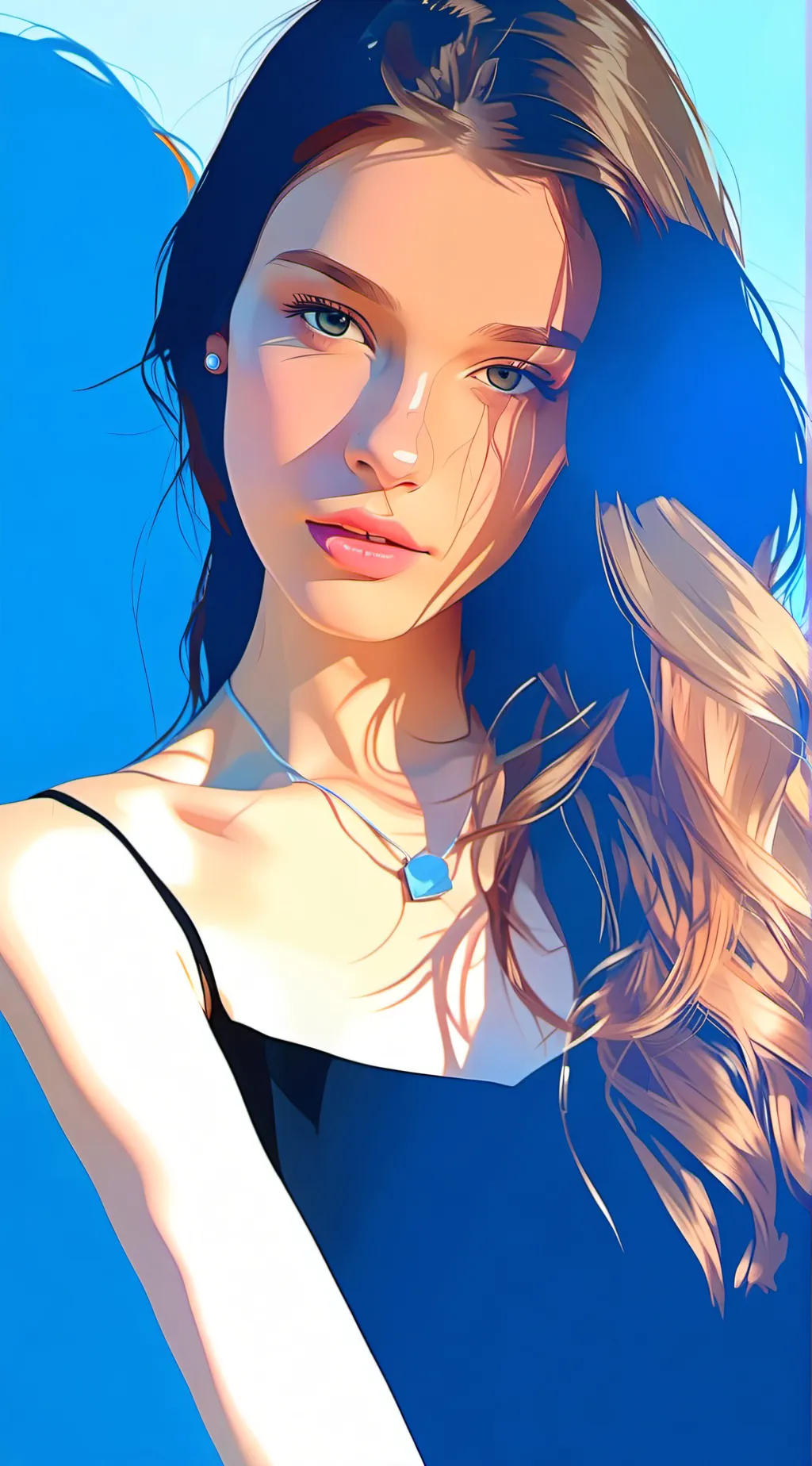 ai character: Serenity background