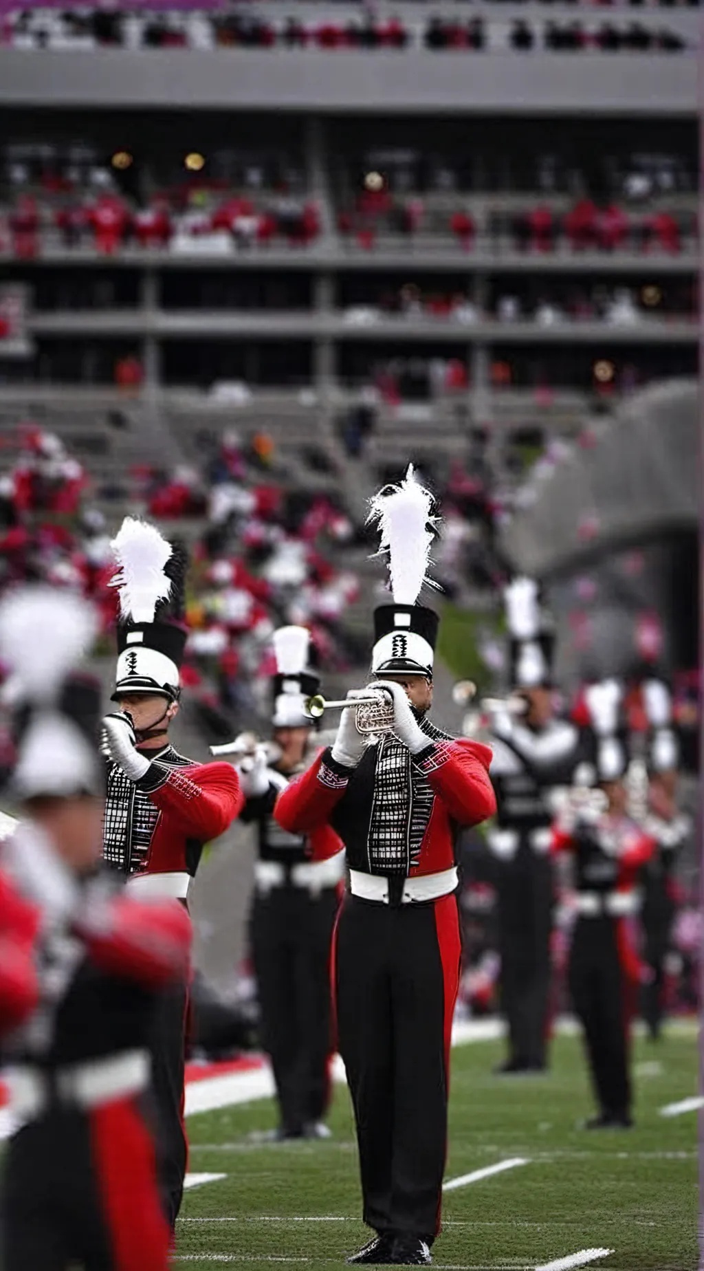 ai character: ohio marching band background