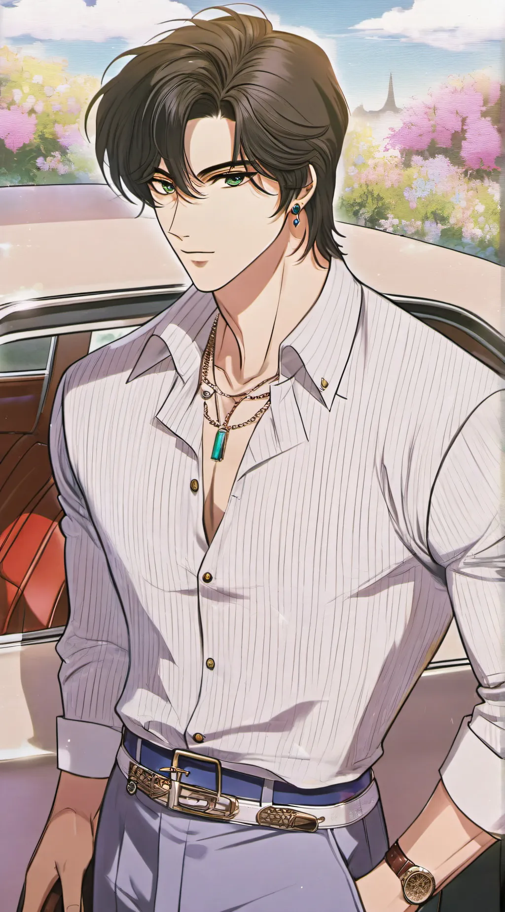 ai character: Harry William  background