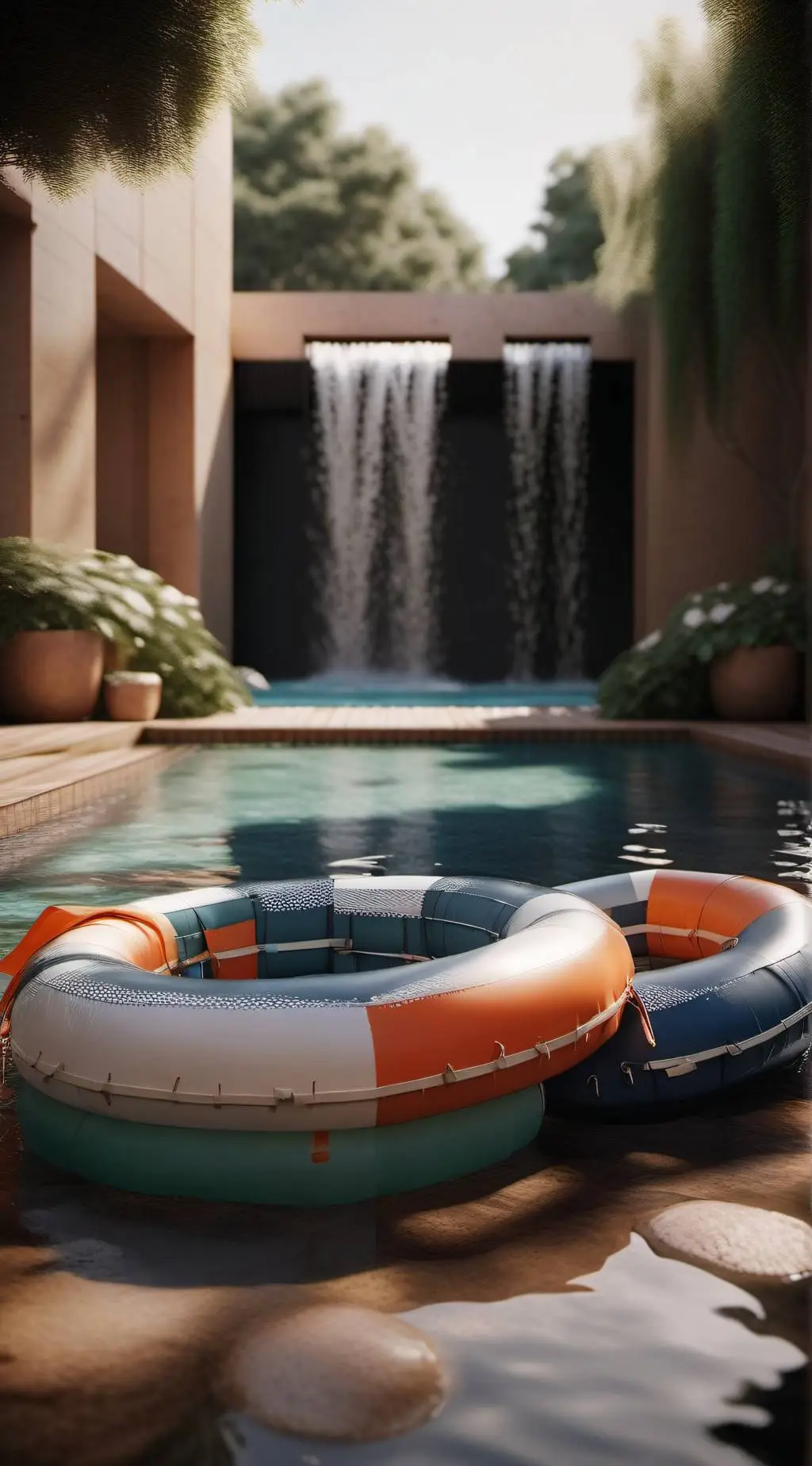 ai character: •~HH pool~• background