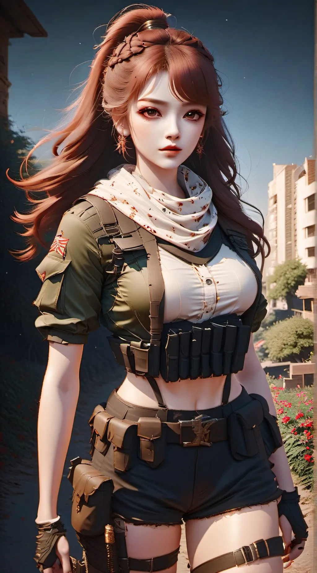 ai character: soldier background
