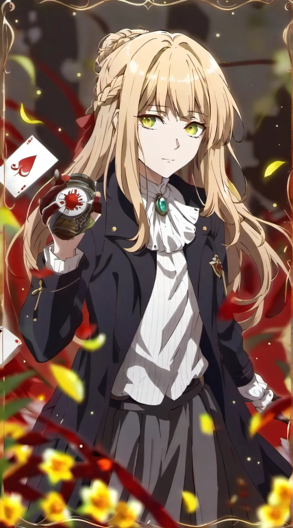 ai character: Himiko toga background