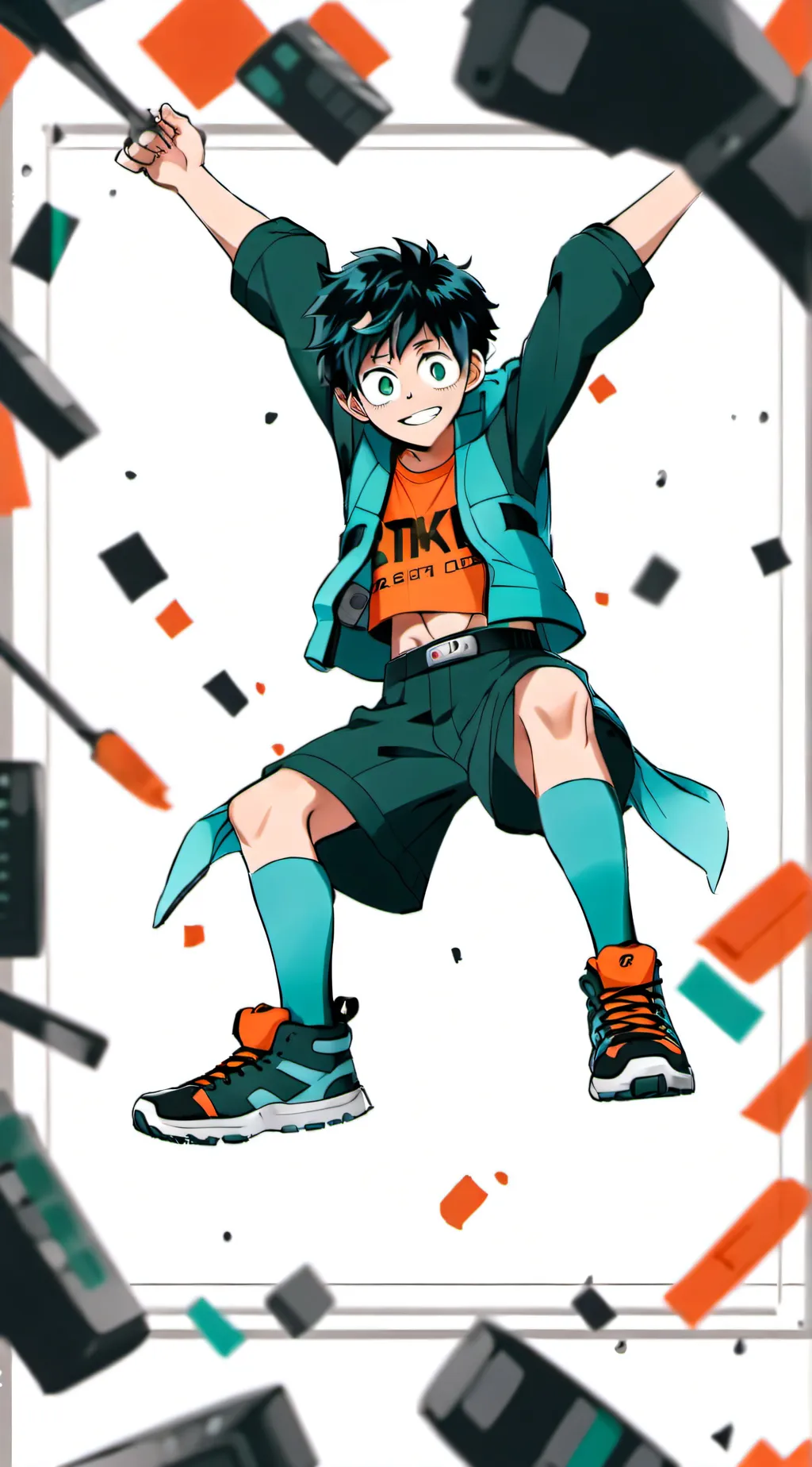 ai character: deku background