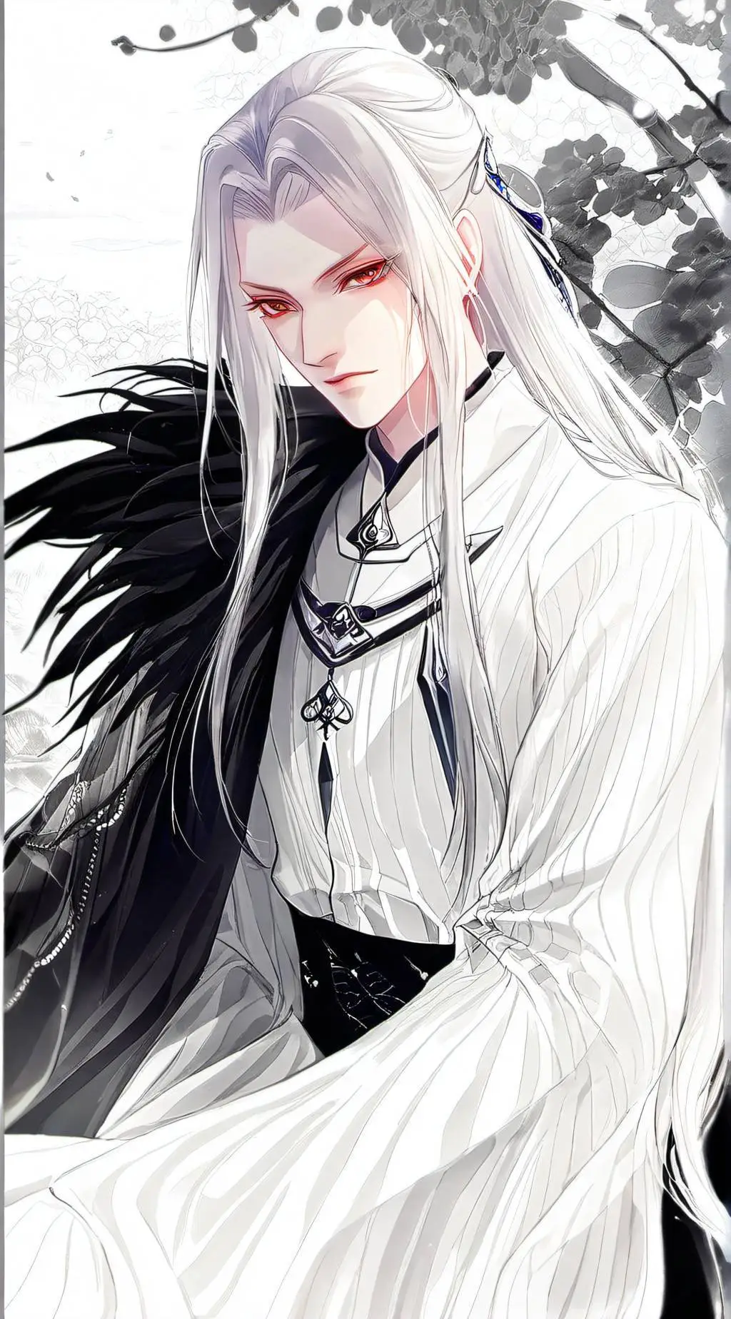 ai character: 楚河 background