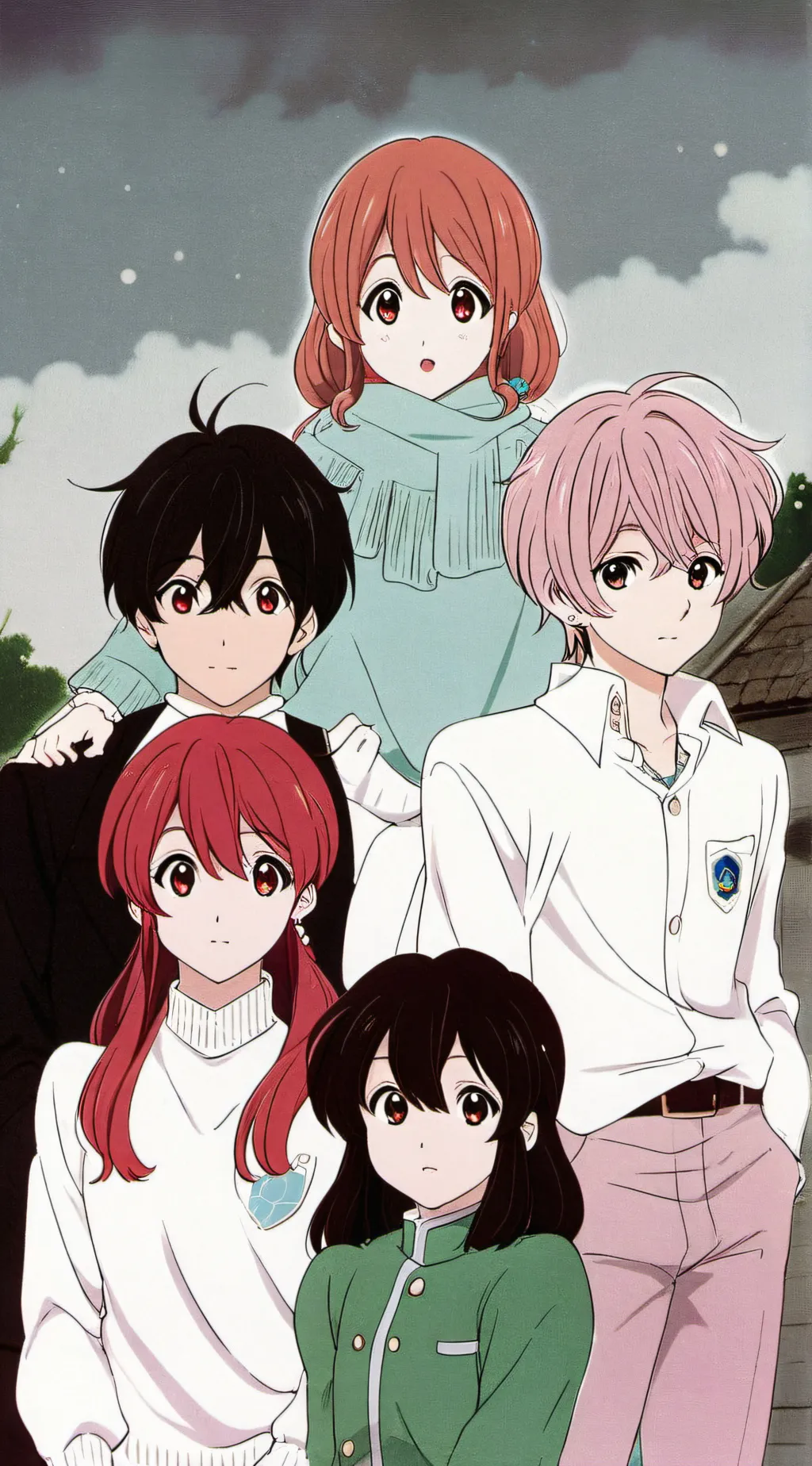 ai character: The HH siblings  background