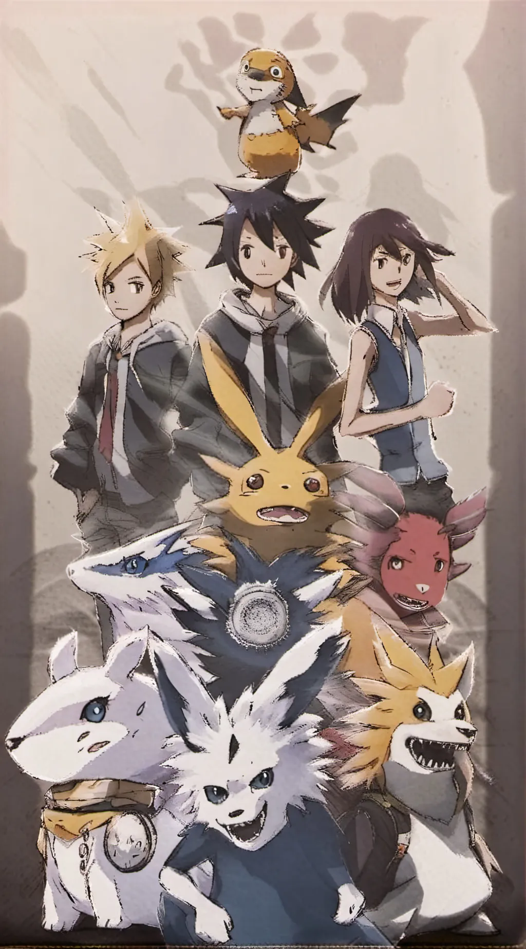 ai character: digimon adventure  background