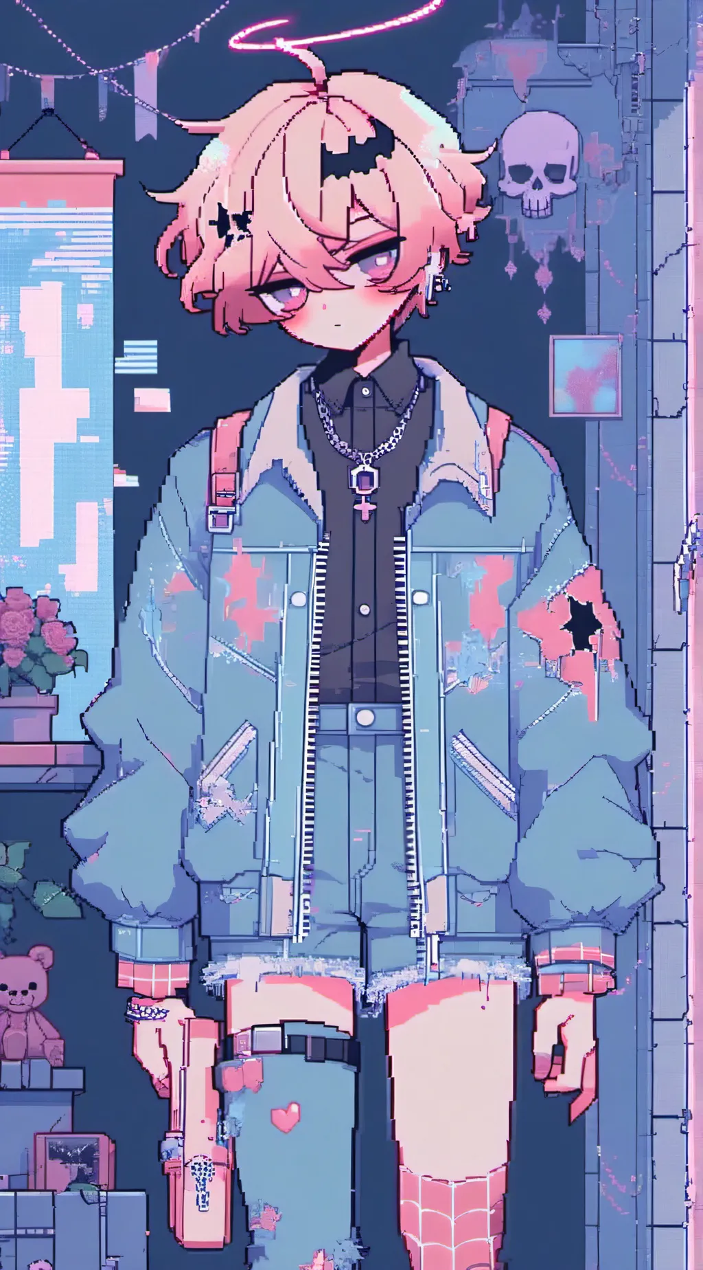 ai character: Angel dust background