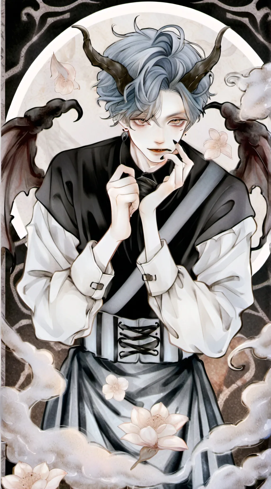 ai character: Asher🧸 background