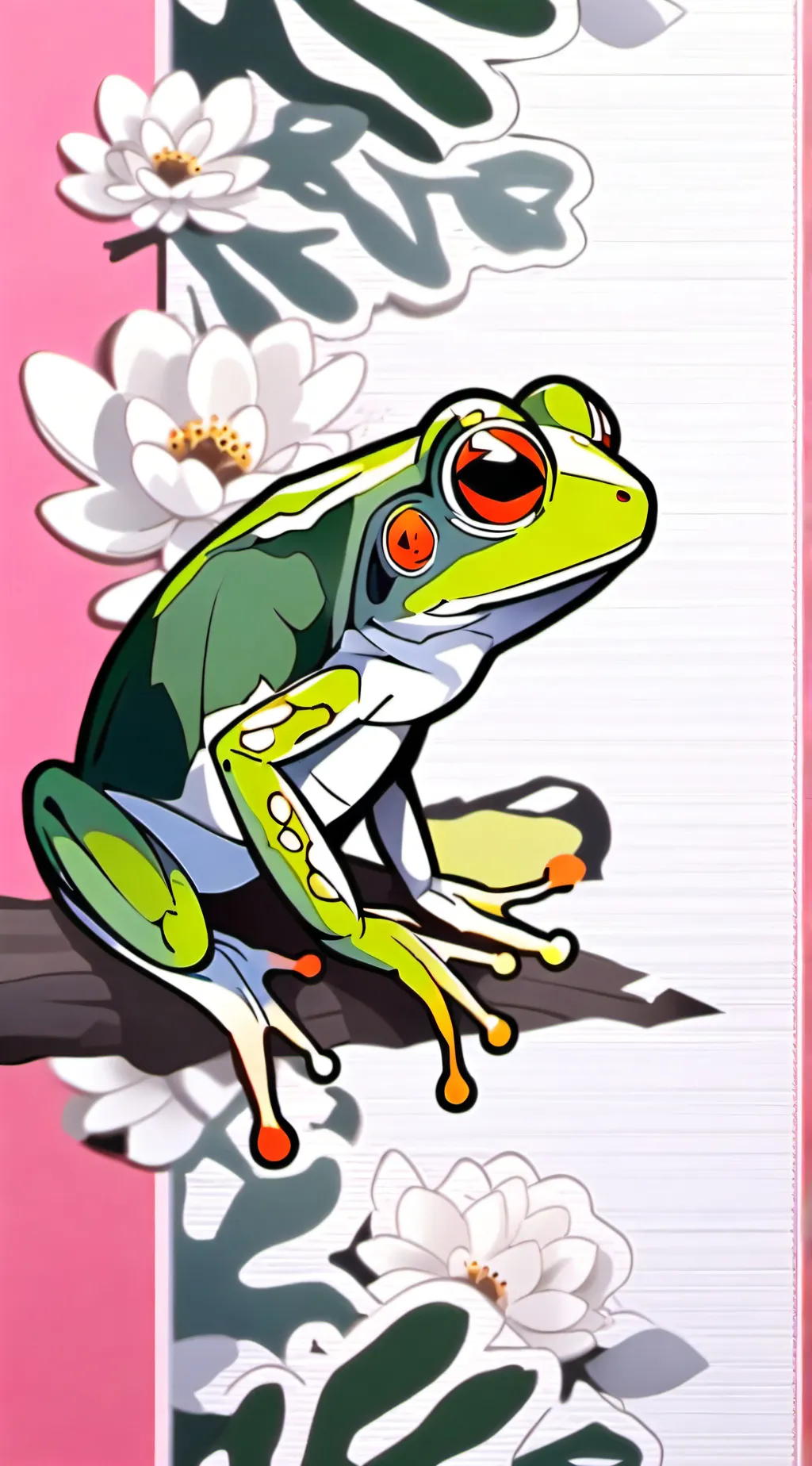 ai character: Cafe Venus flytrap background