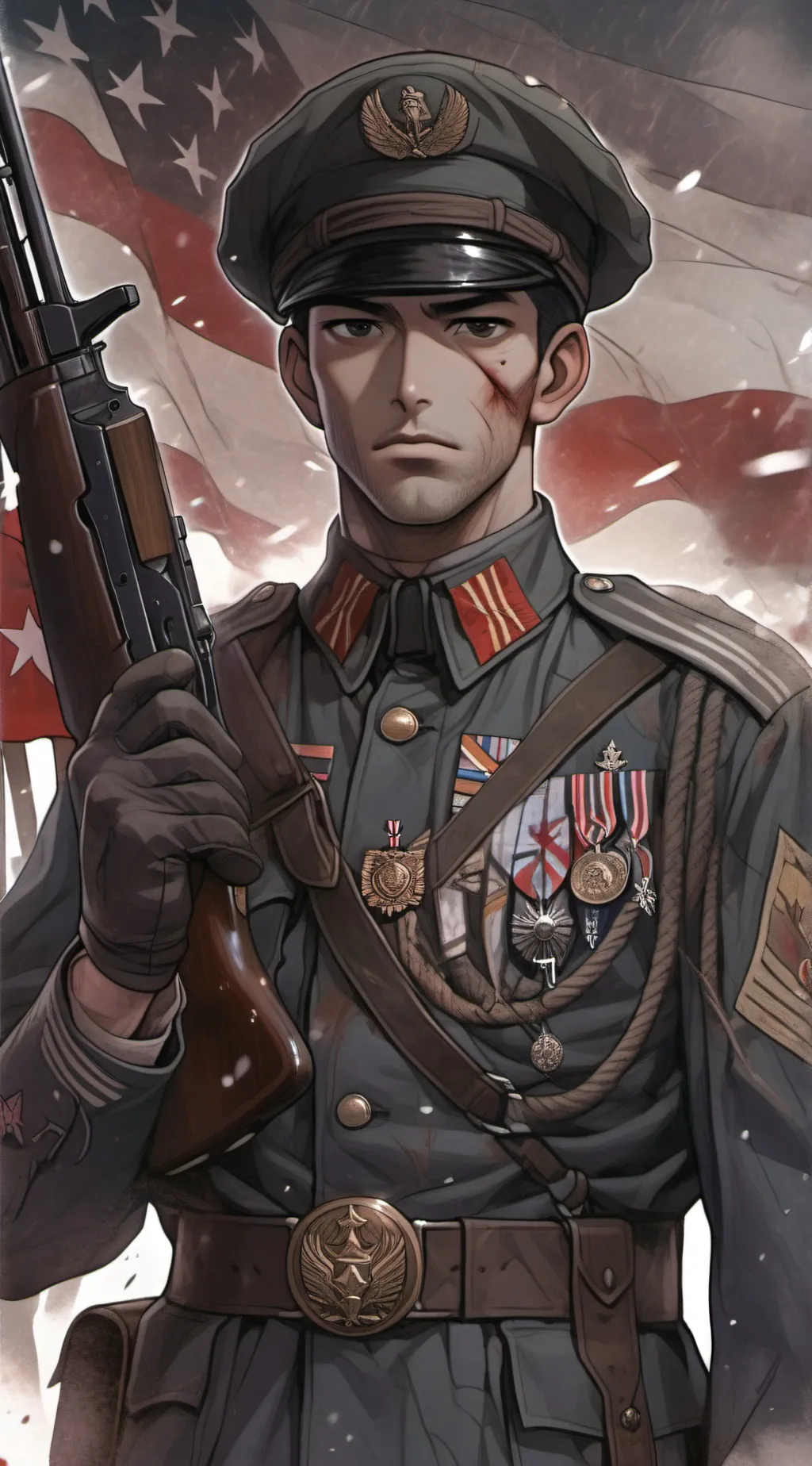 ai character: d-day background