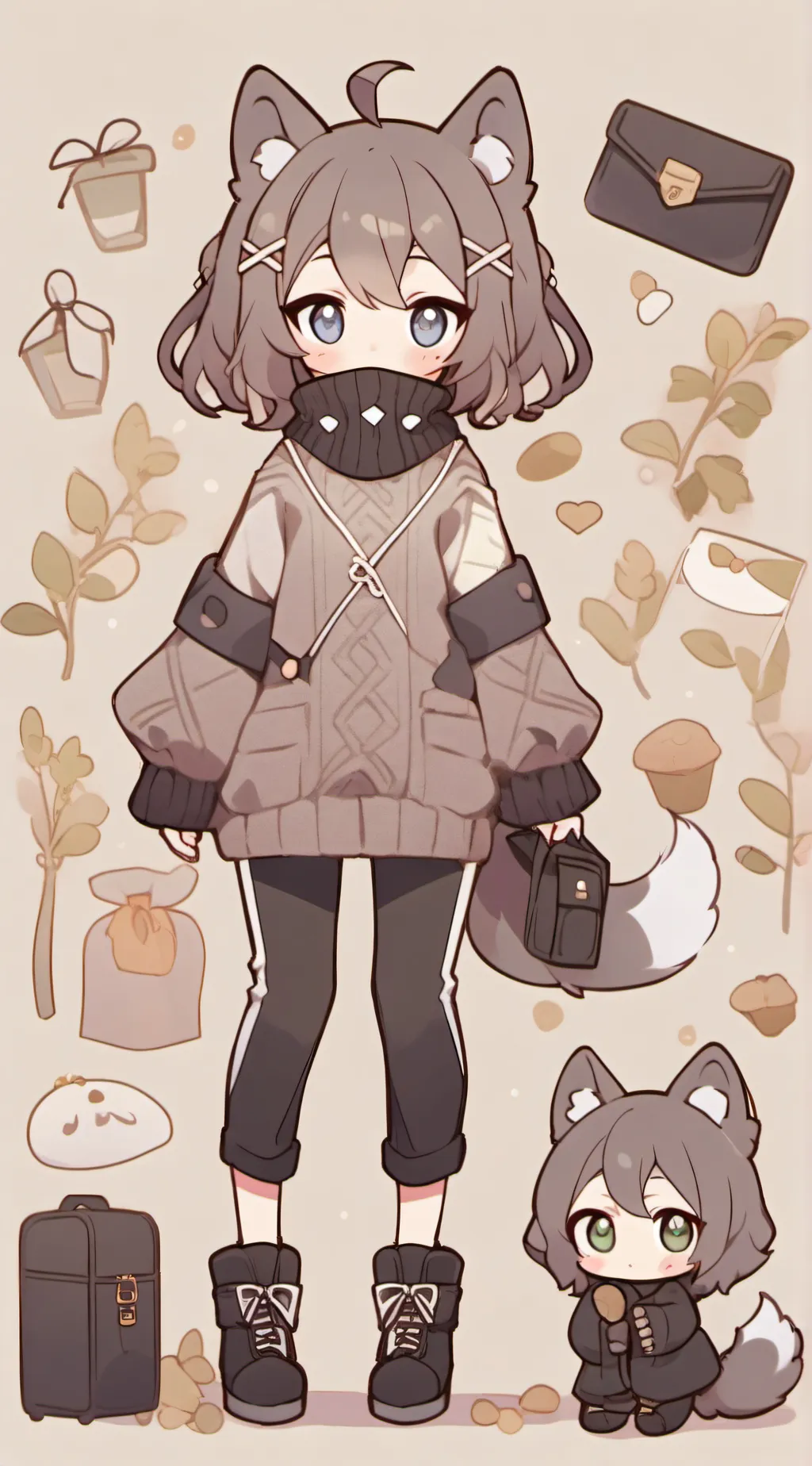 ai character: Ashley background