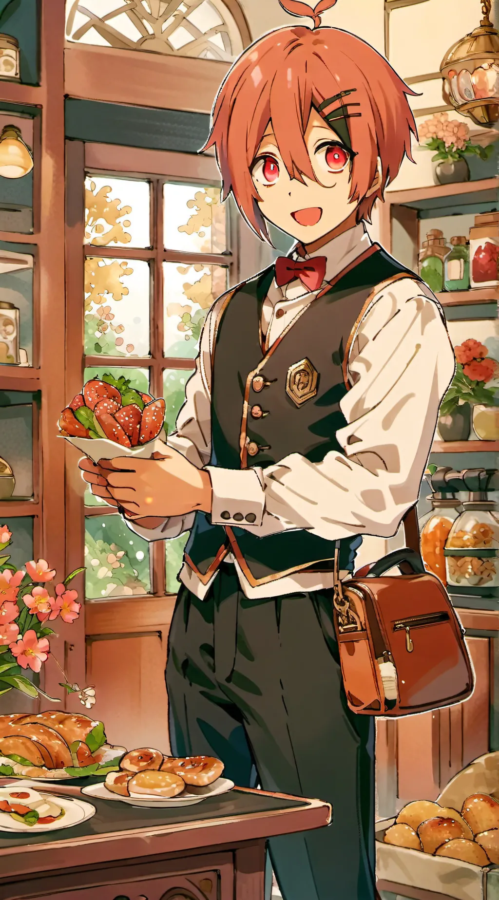 ai character: ♥mitsuba♥ background