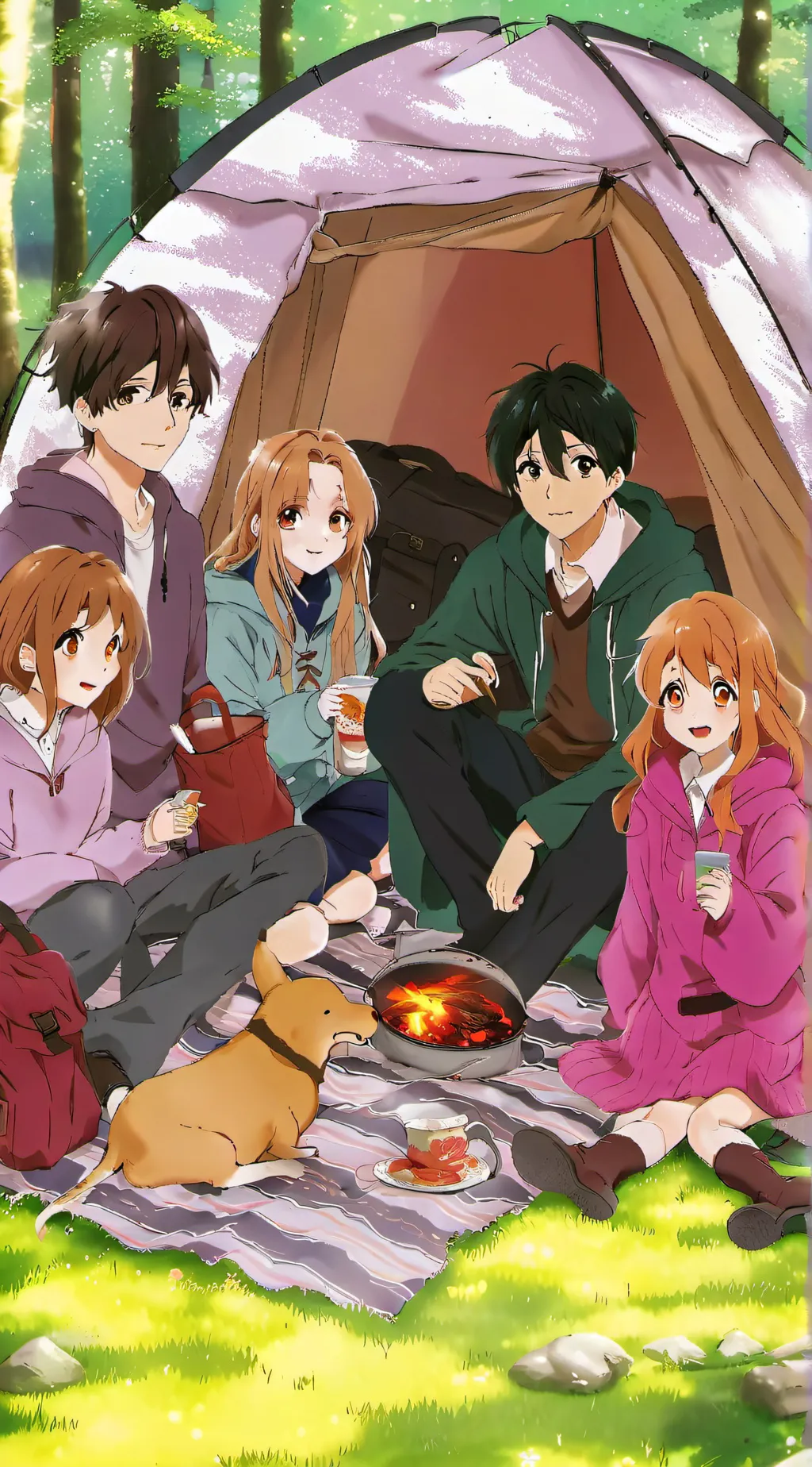 ai character: hogwatrs camp background