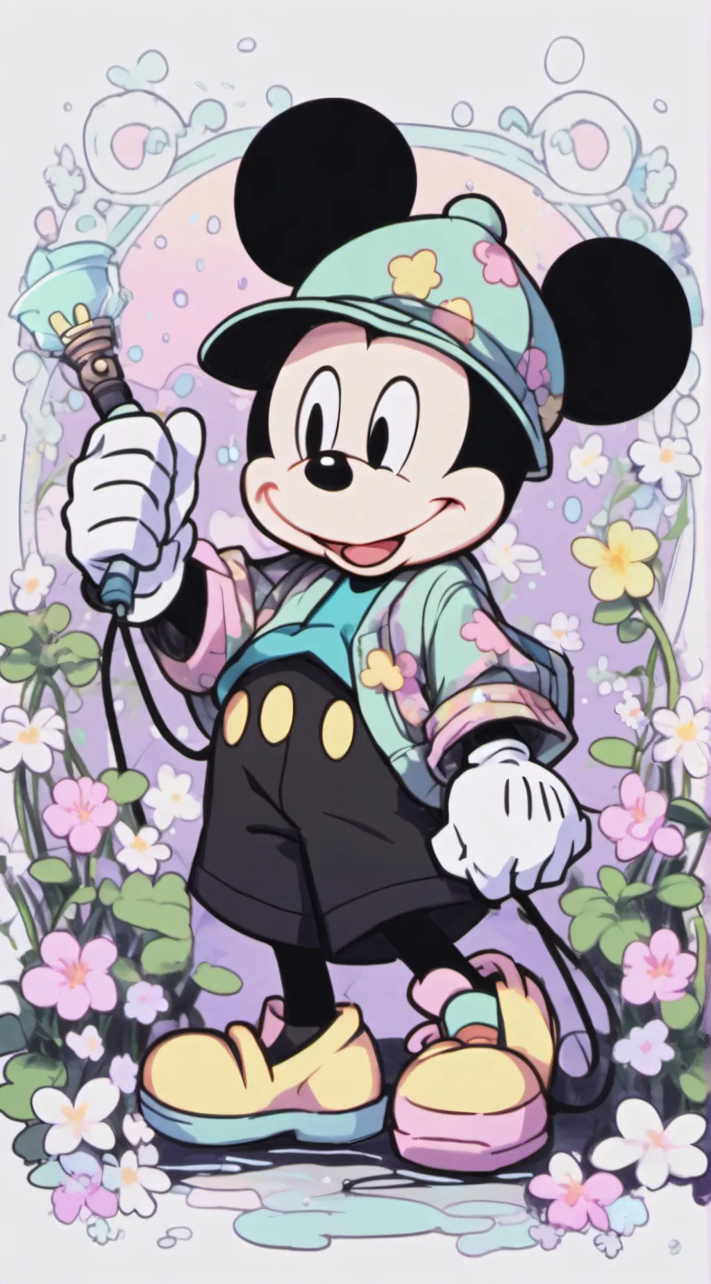 ai character: MICKEY 2 background