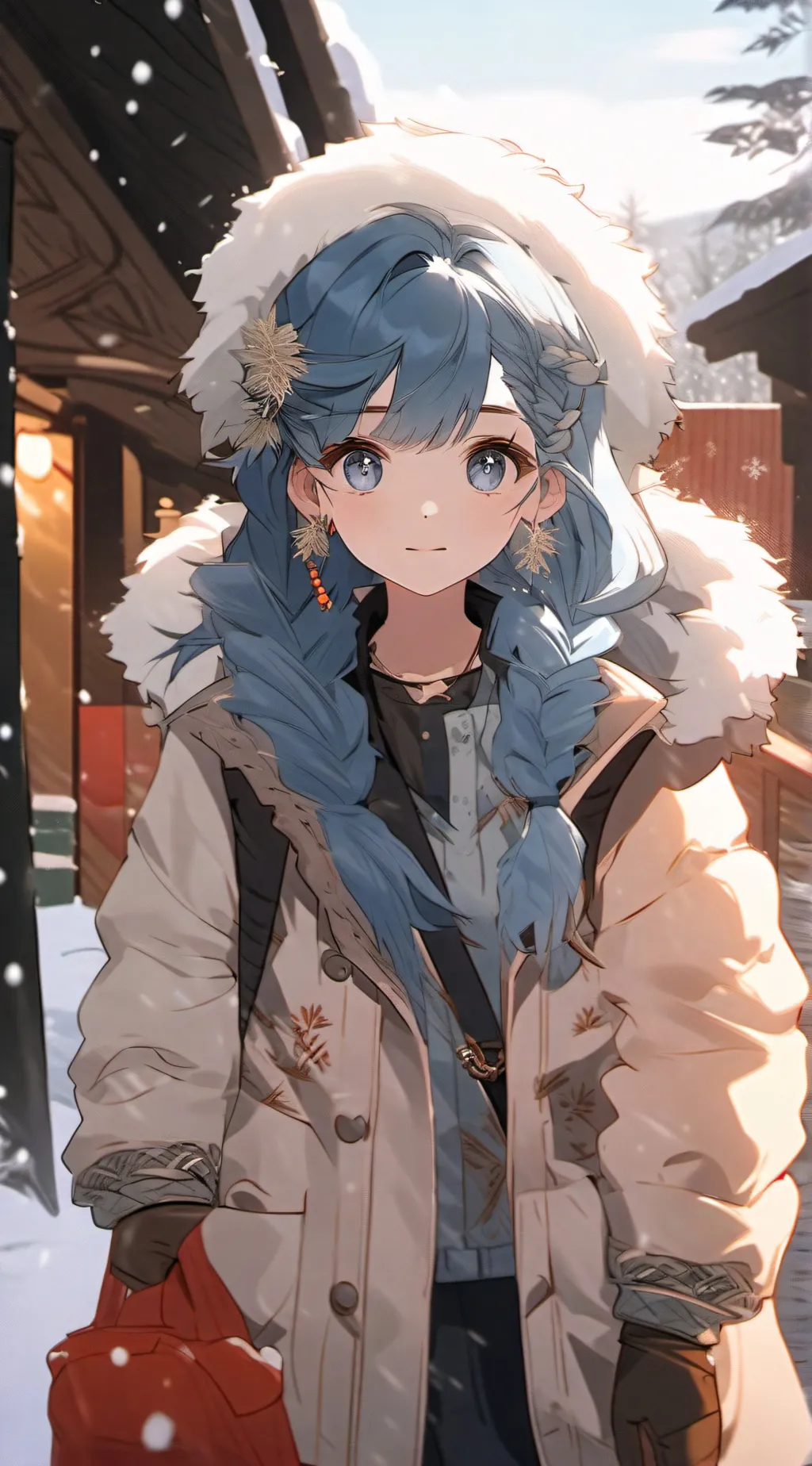 ai character: Ashley  background