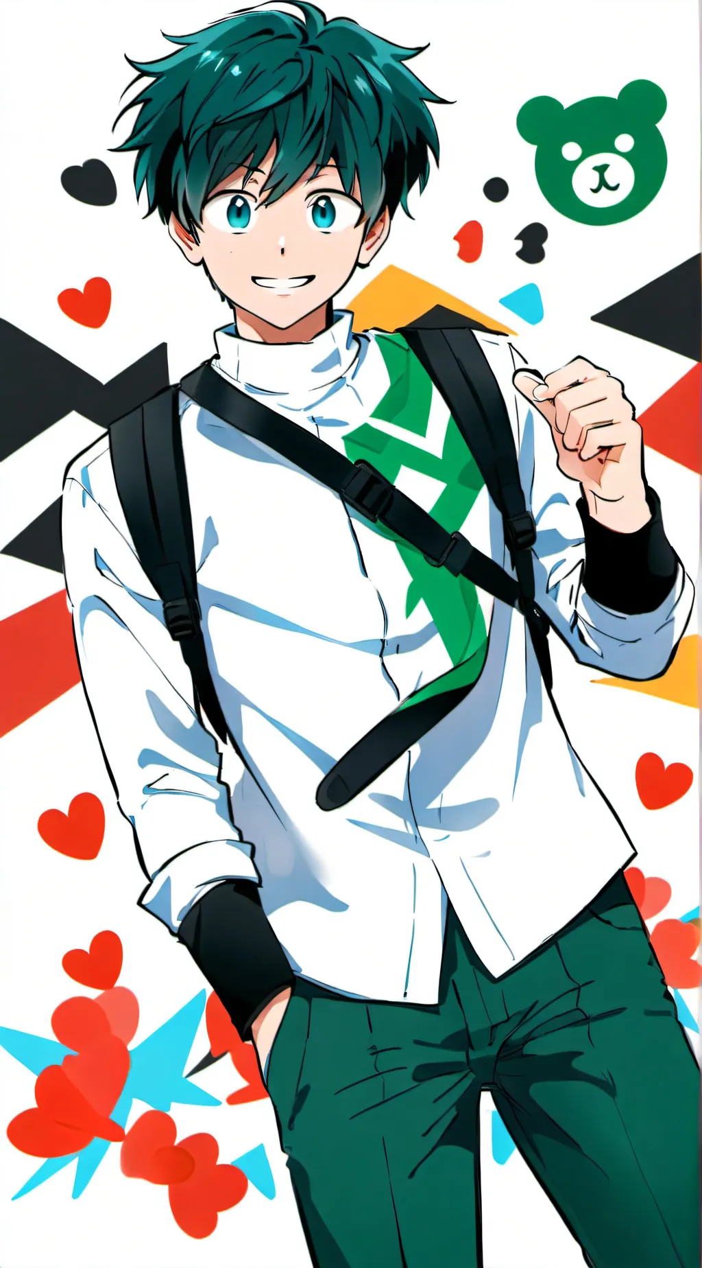 ai character: deku background