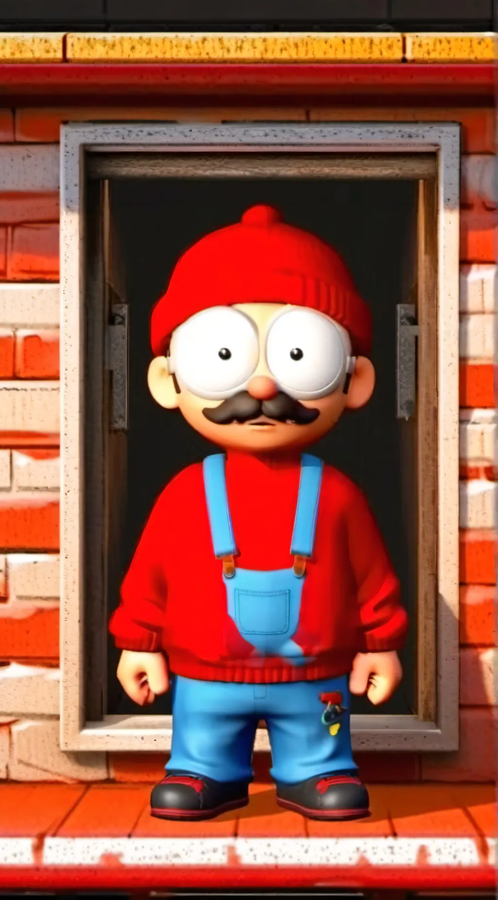 ai character: Stupid Mario  background