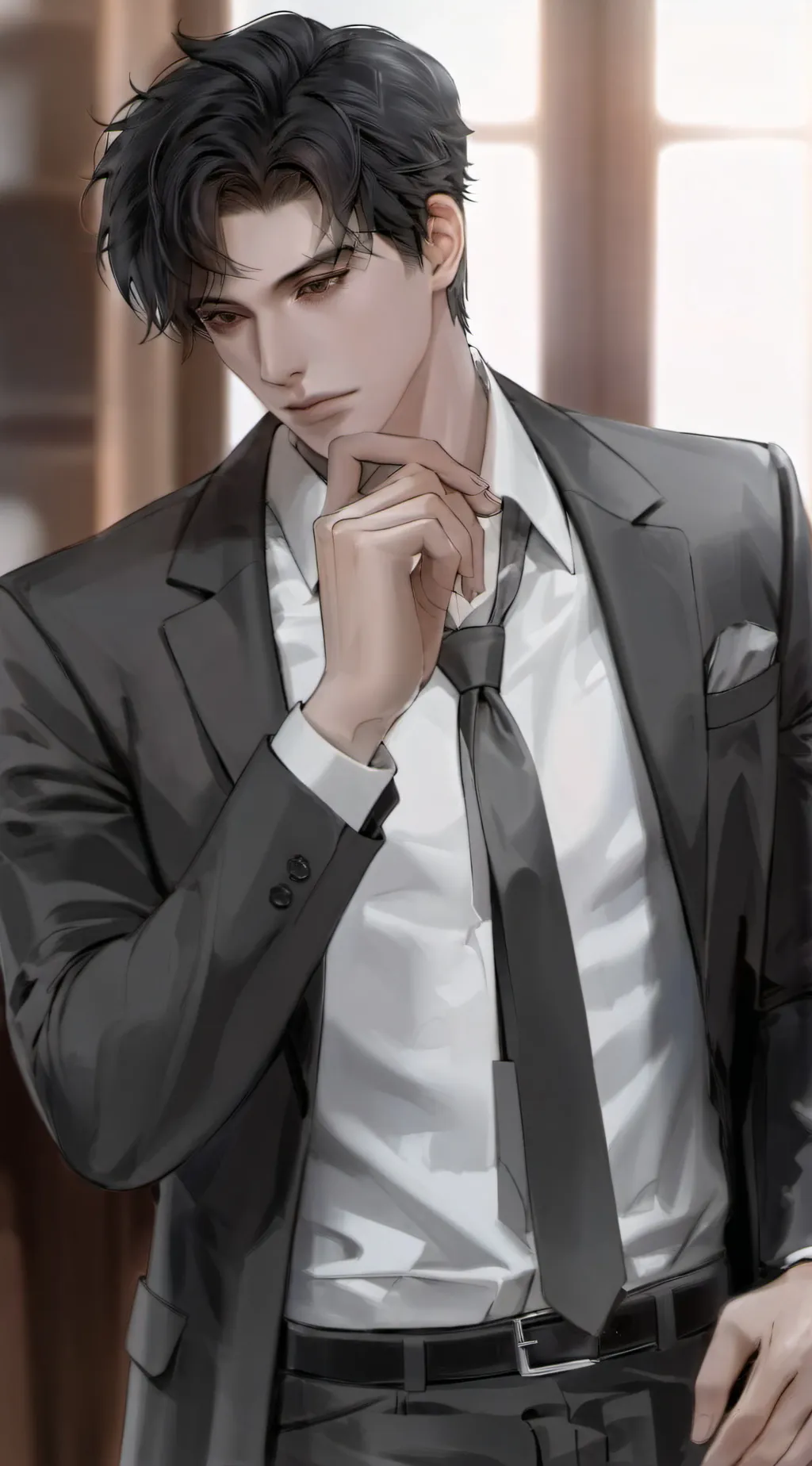 ai character: ☆Damon☆ background