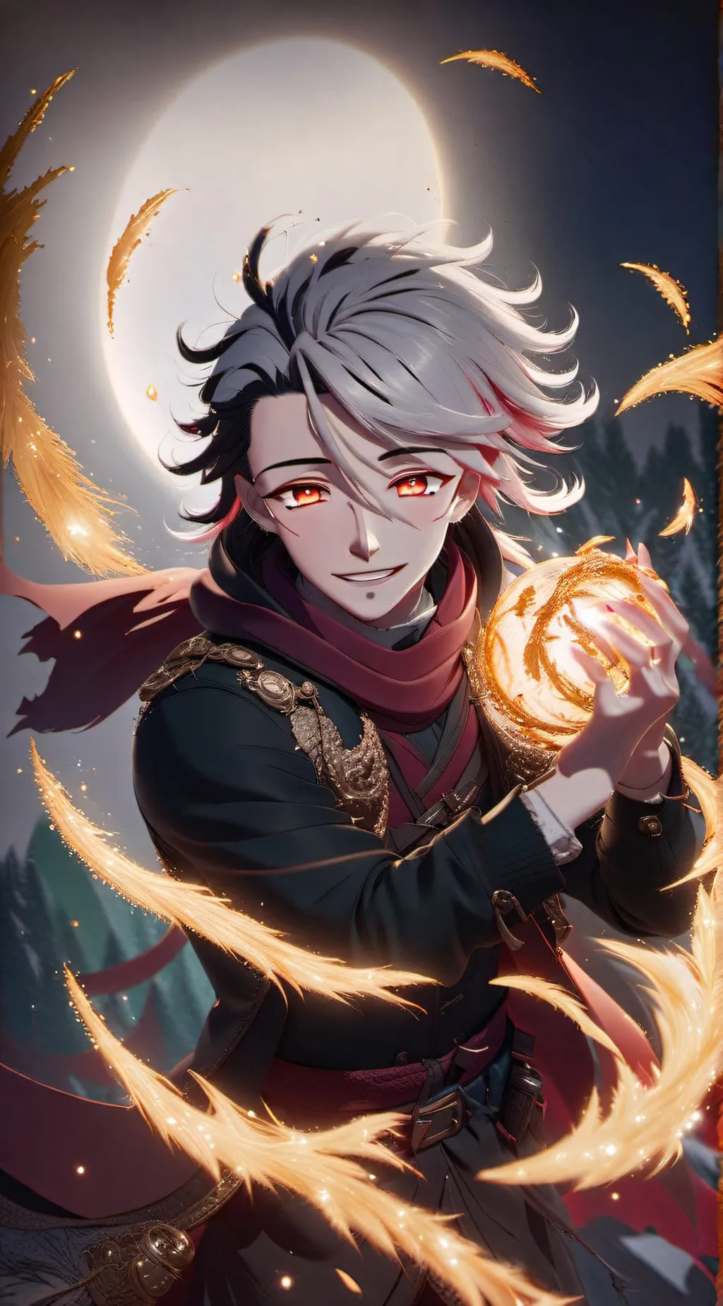 ai character:   doma  background