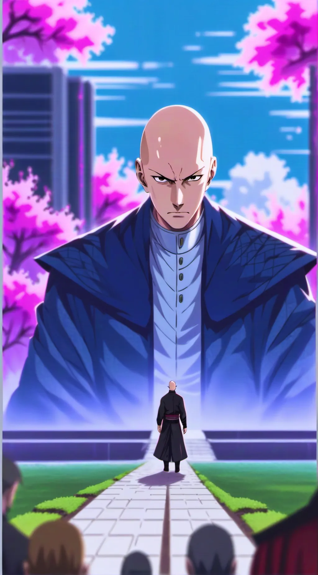 ai character: Saitama background