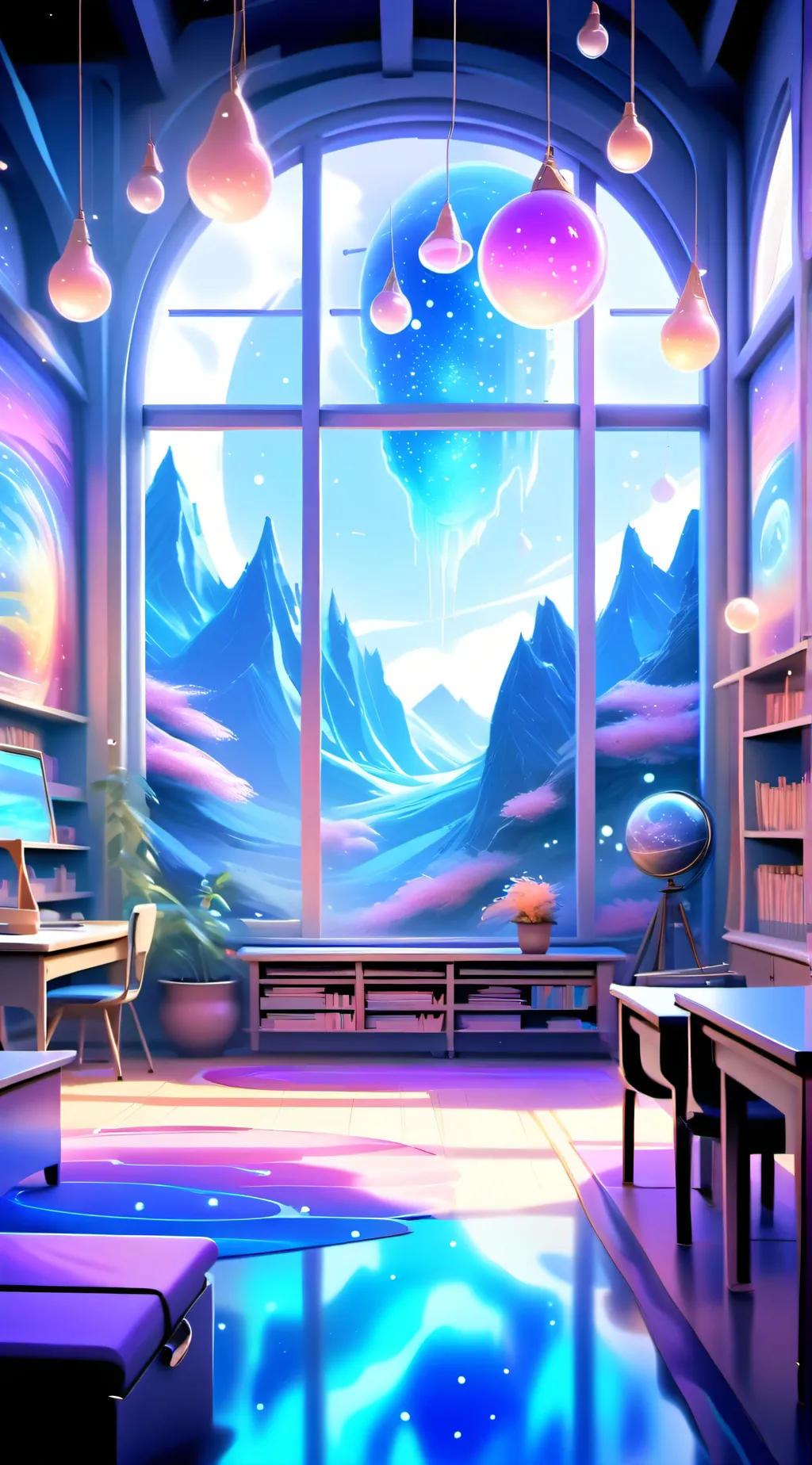 ai character: :> background