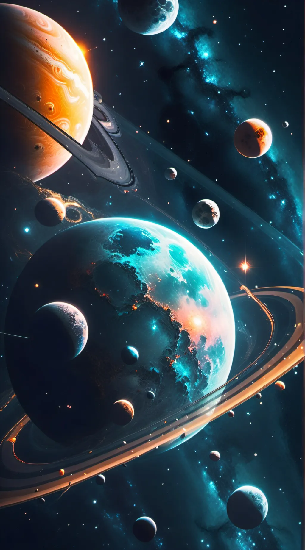 ai character: Solar Balls background