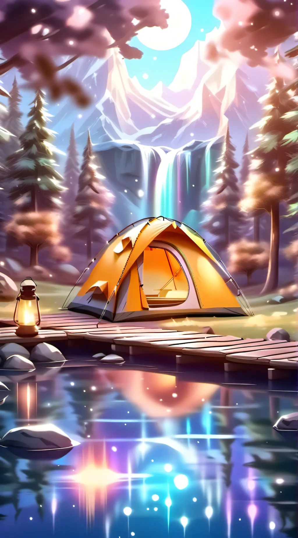 ai character: HH CAMPING TRIPP!! background