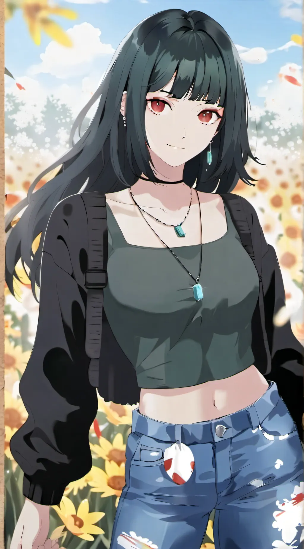 ai character: Claire sweets background