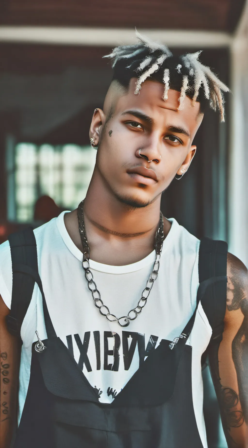 ai character: Xxxtentacion background