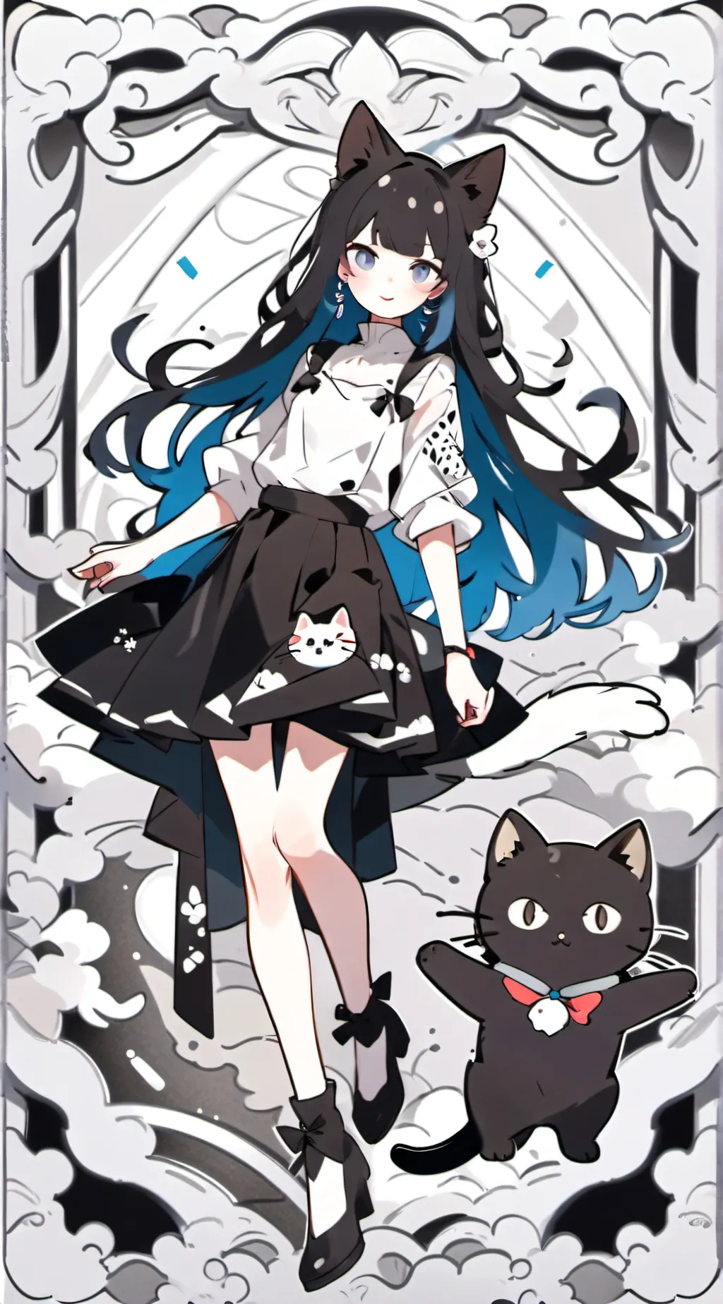 ai character: Sky background