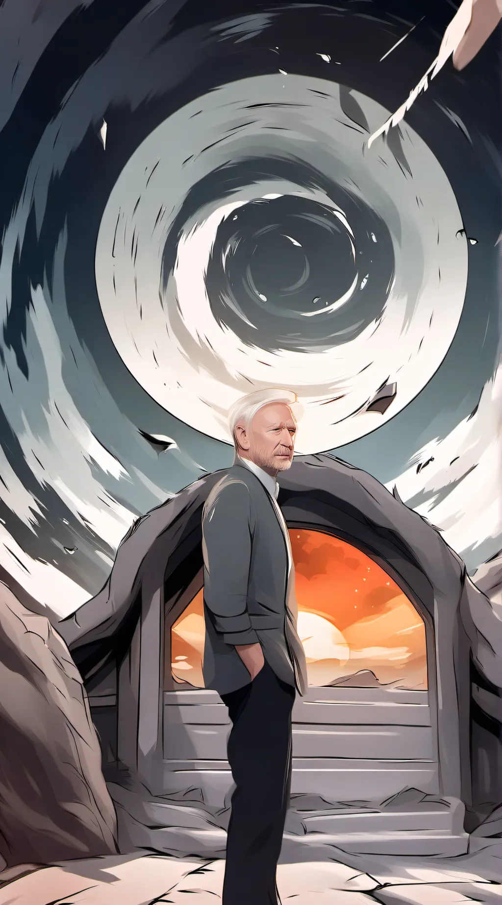 ai character: JOE Biden  background