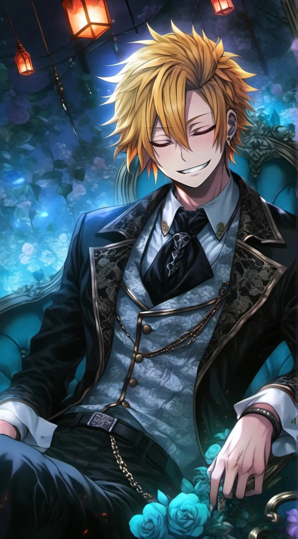 ai character: kaminari denki background