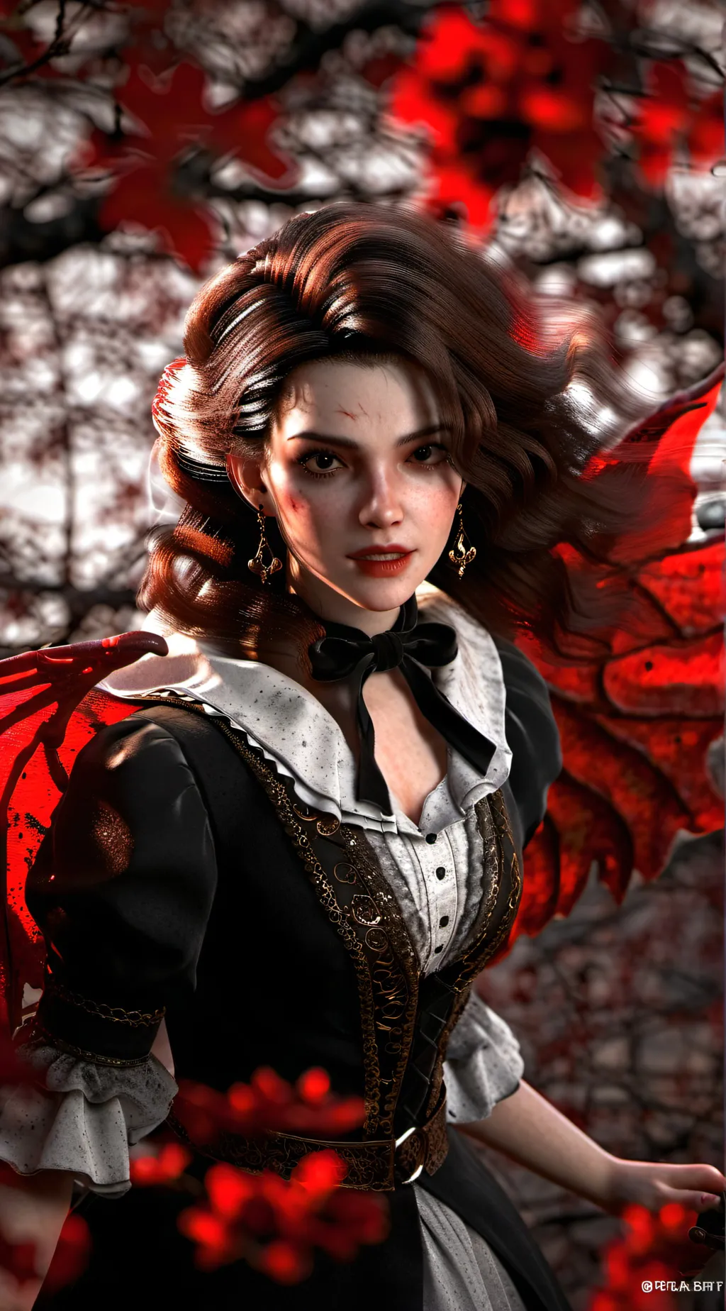 ai character: Vampire Hermione  background