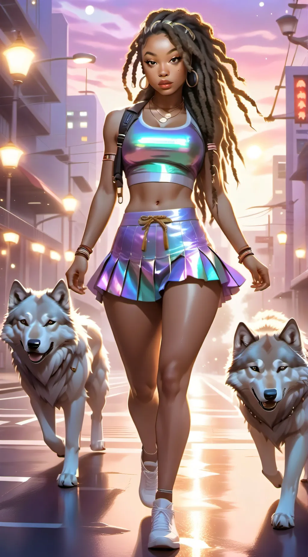 ai character: Nyxie background