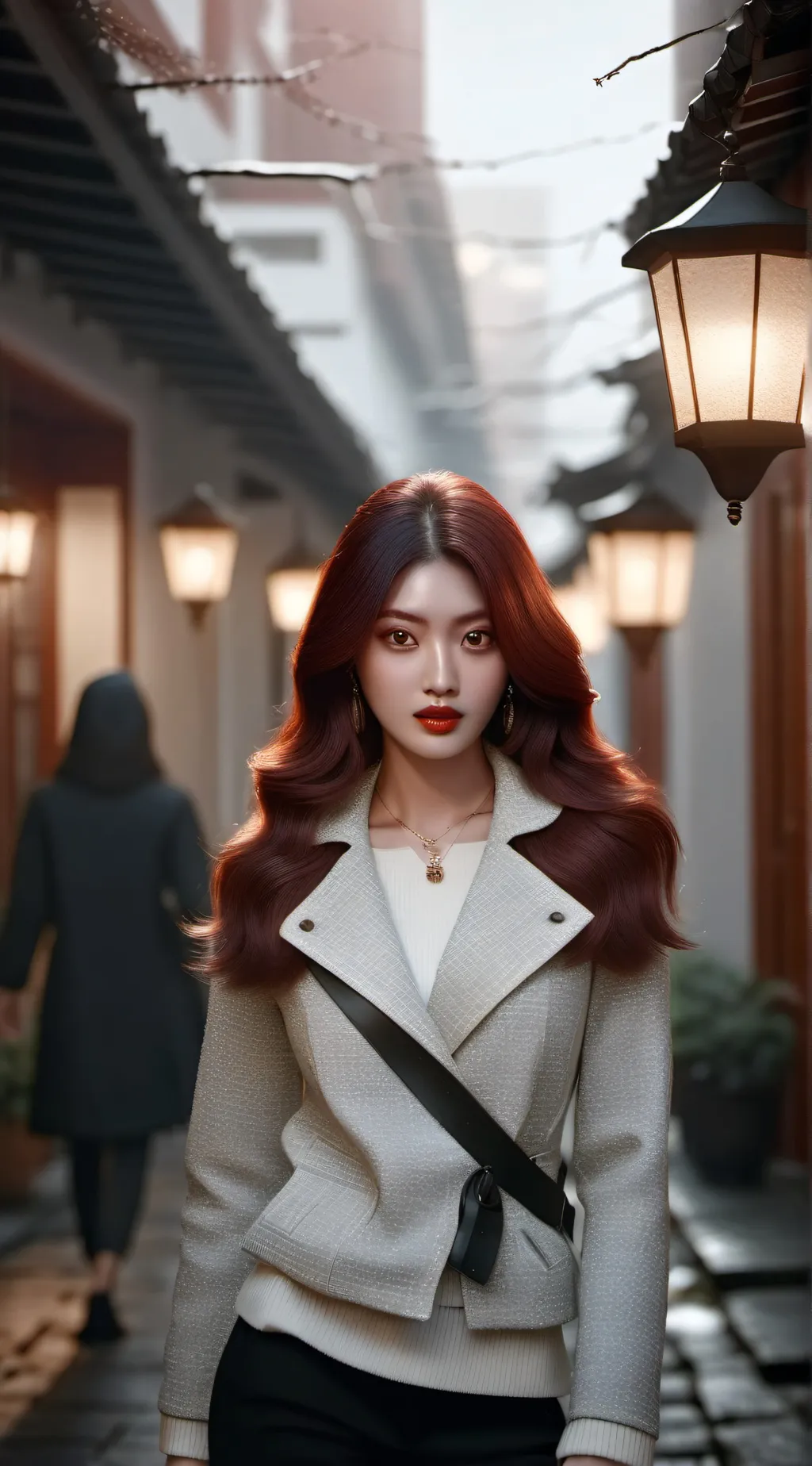 ai character: BINI Mikha background